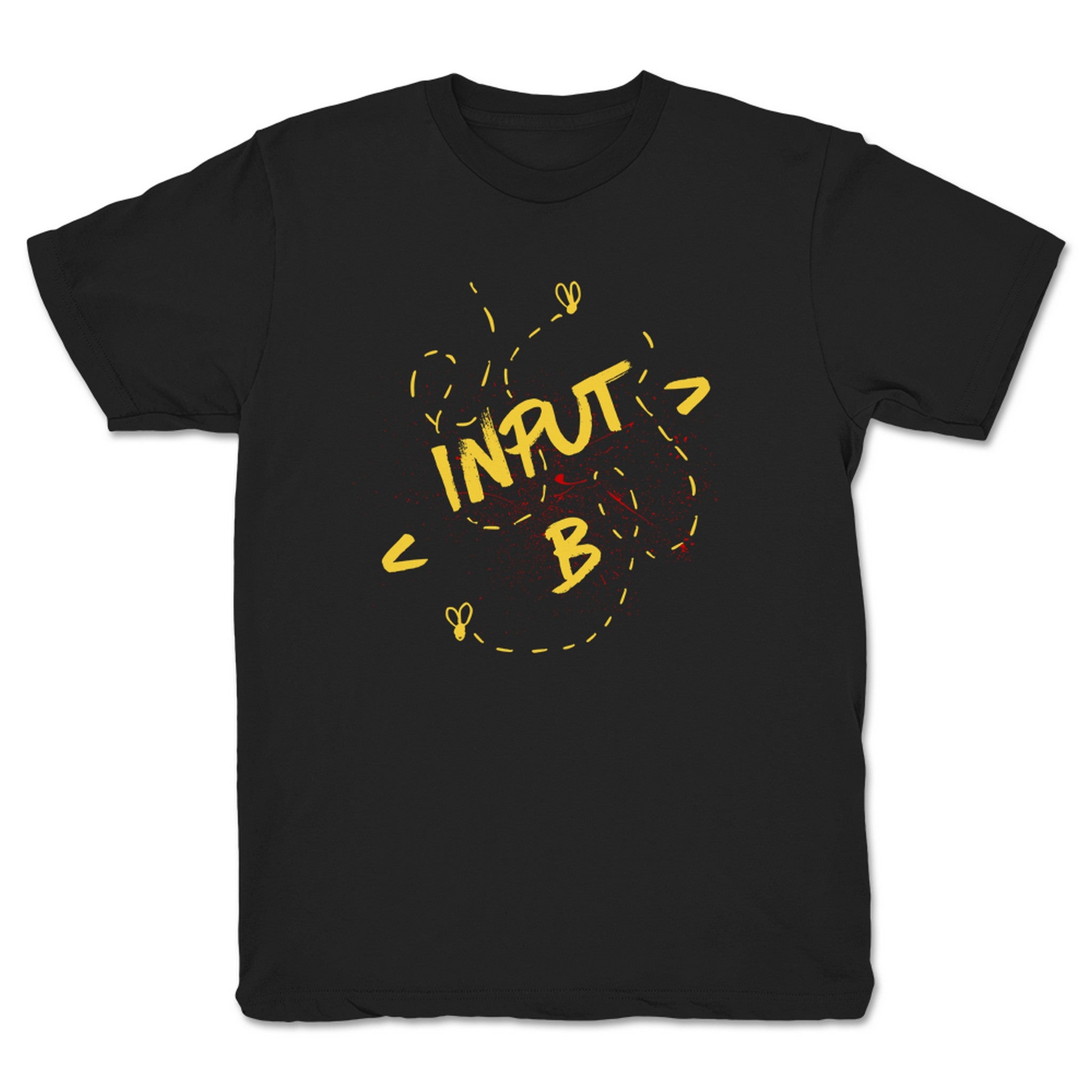 Input B Input B Splatter Logo Youth Tee Black