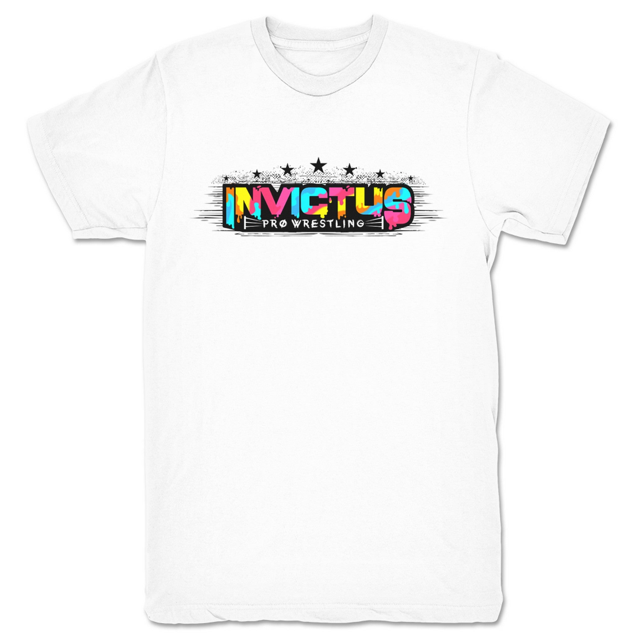 Invictus Pro Wrestling Invictus Rigby Logo Unisex Tee White