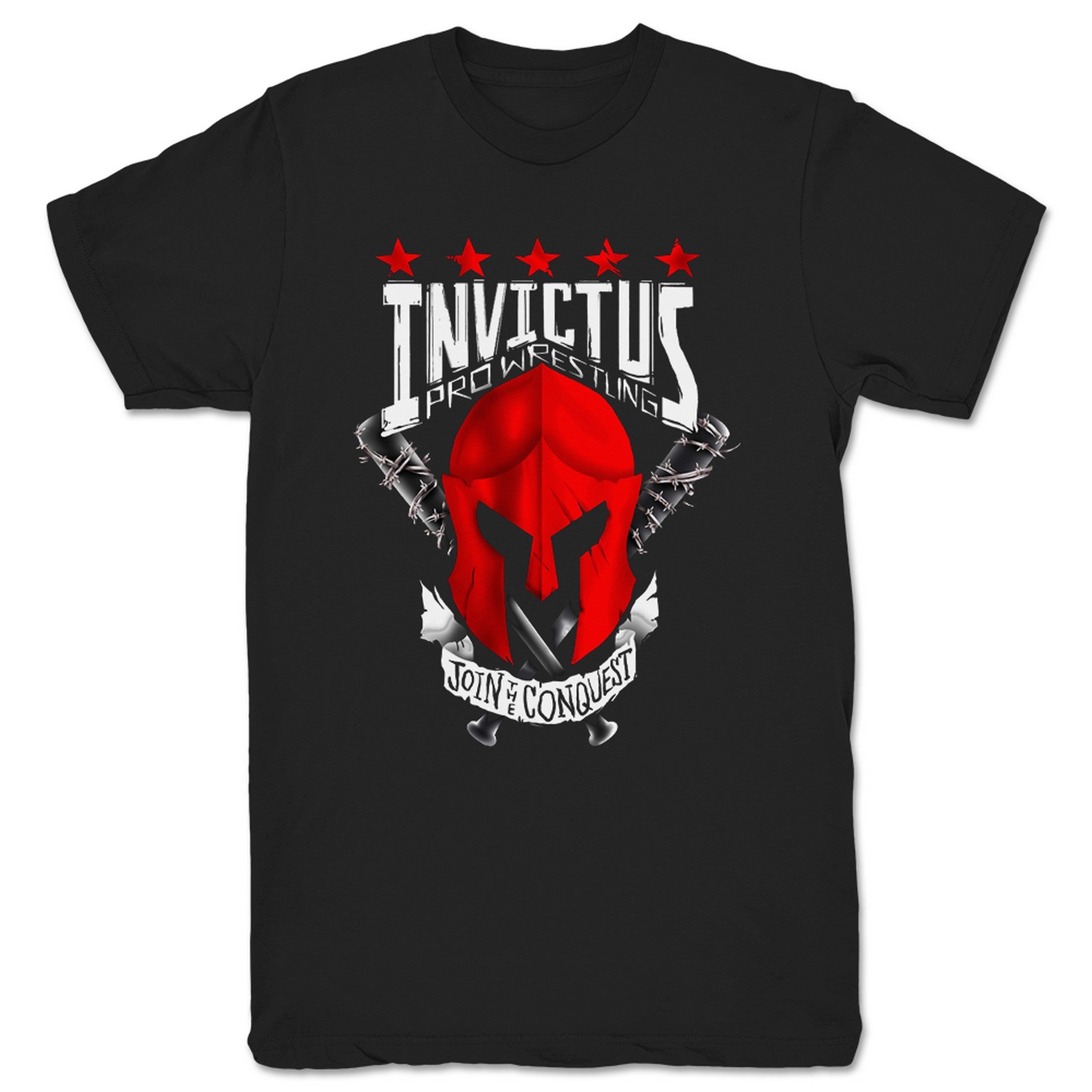 Invictus Pro Wrestling Join the Conquest Unisex Tee Black