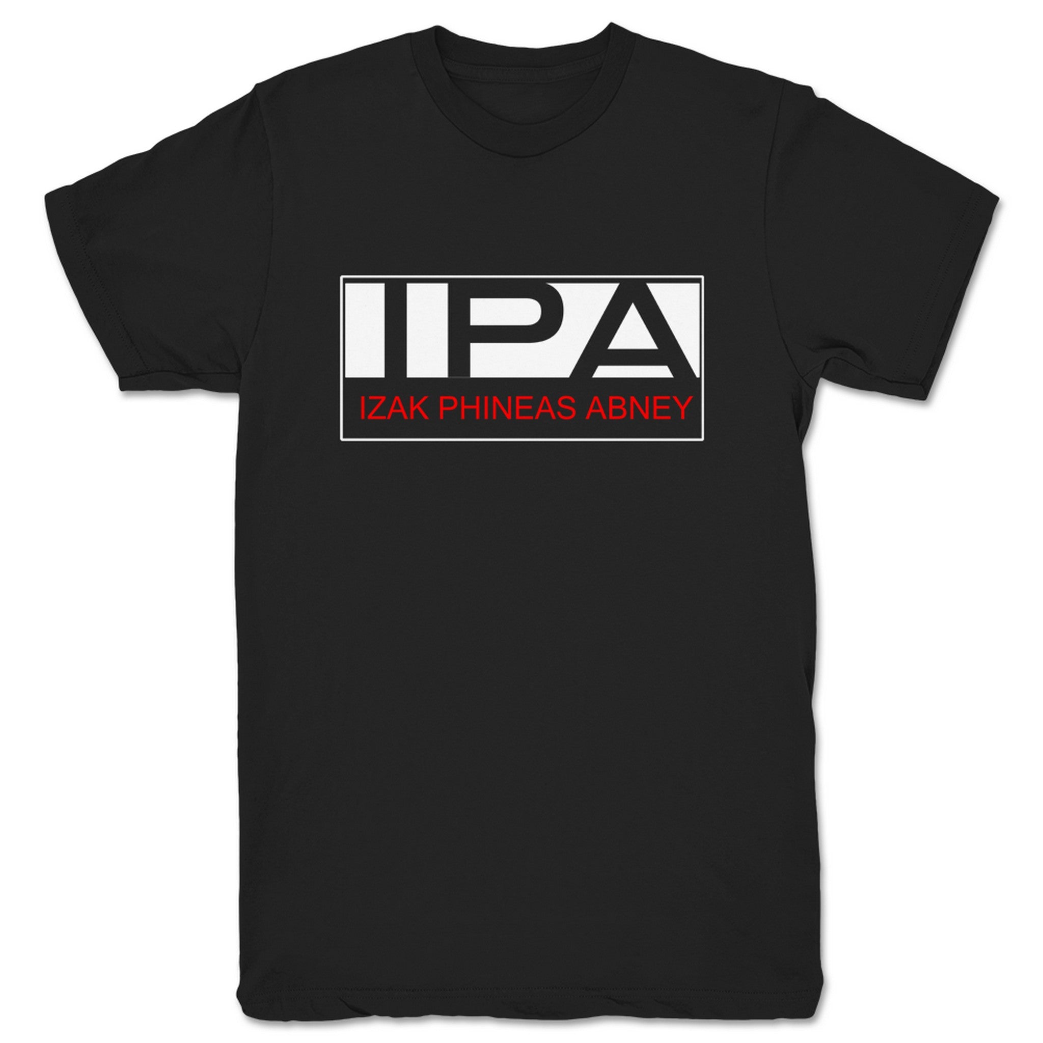 Izak Phineas Abney IPA Agency Unisex Tee Black