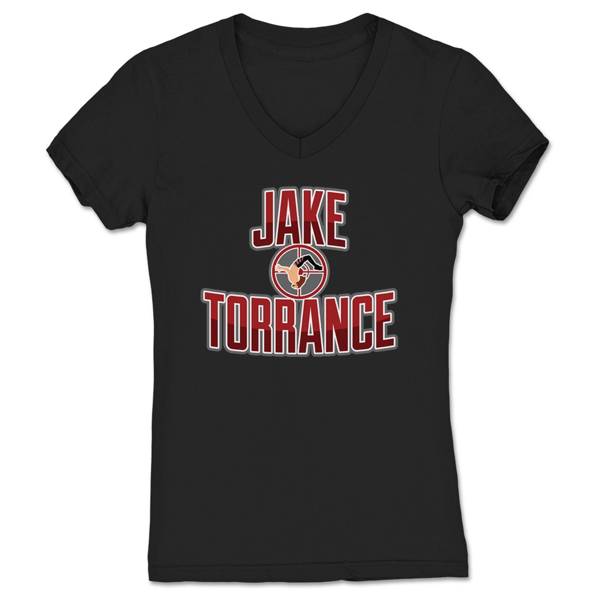 Jake Torrance Fall Risk Women's V-Neck Black