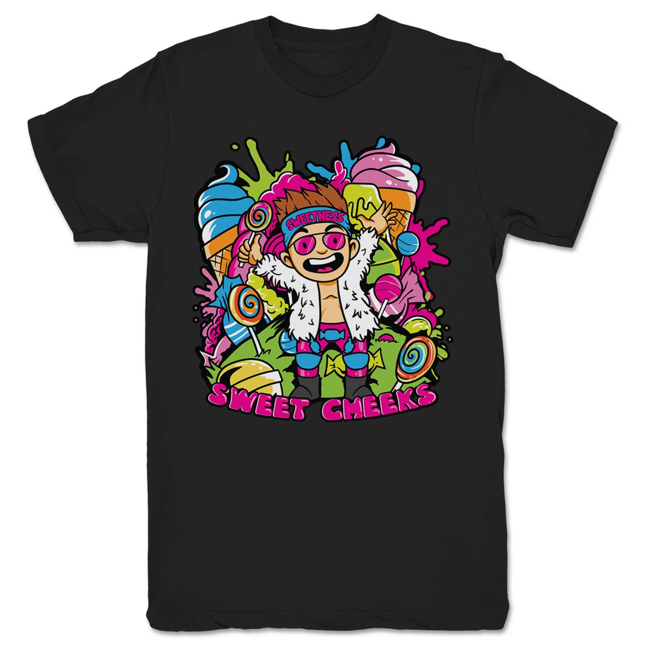 Joey Silver Candy Kid Unisex Tee Black