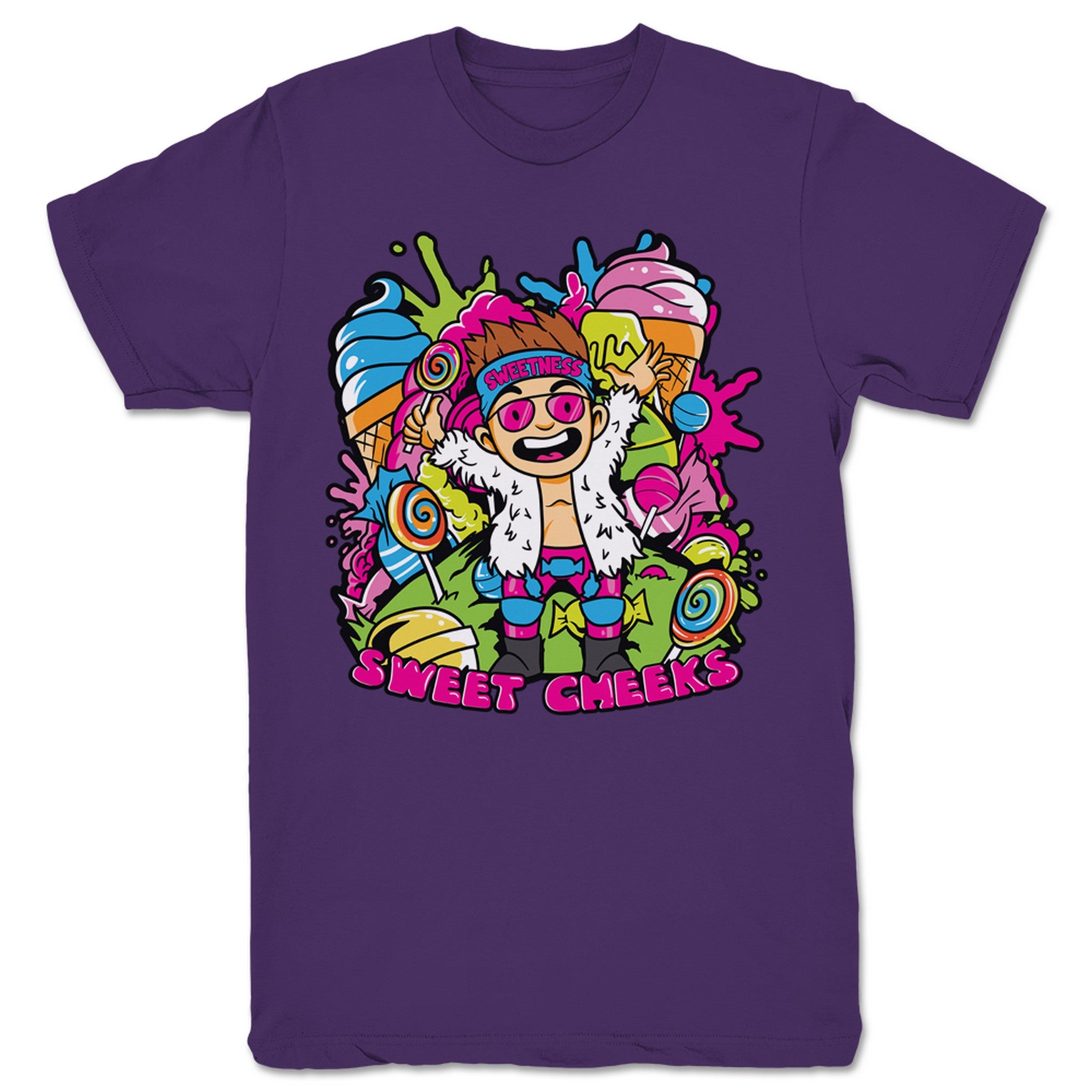 Joey Silver Candy Kid Unisex Tee Purple