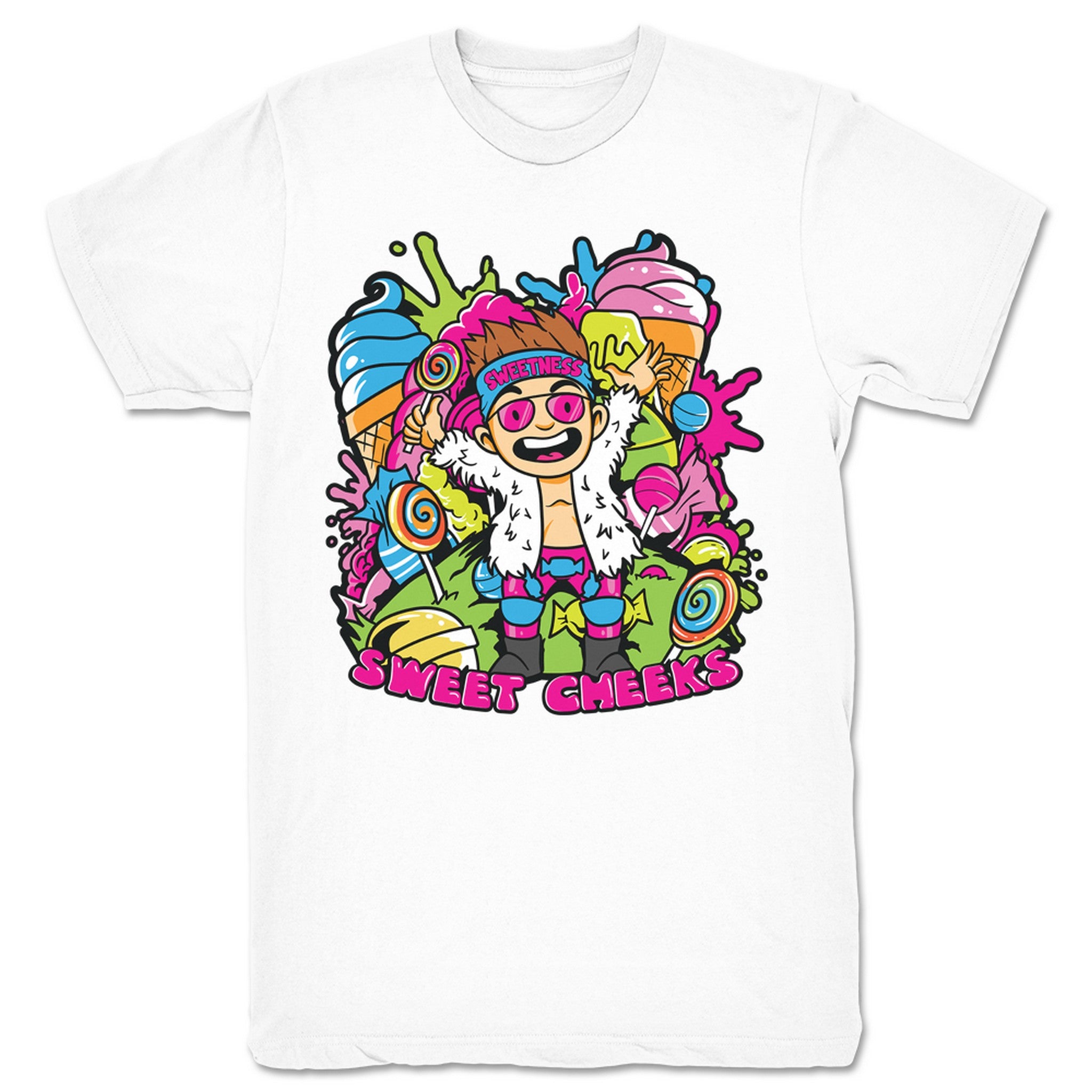 Joey Silver Candy Kid Unisex Tee White