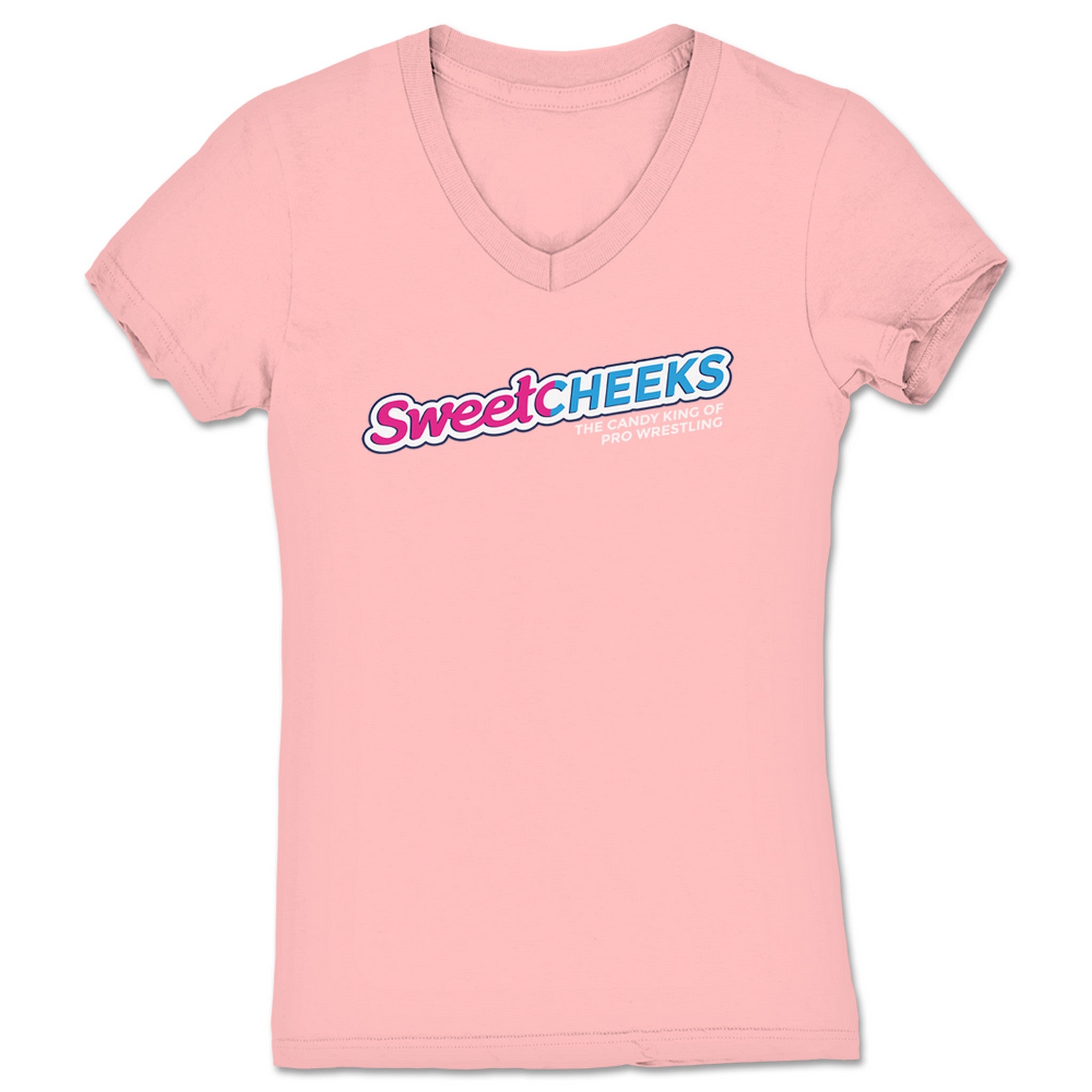 Joey Silver SweeTarts Women's V-Neck Pink