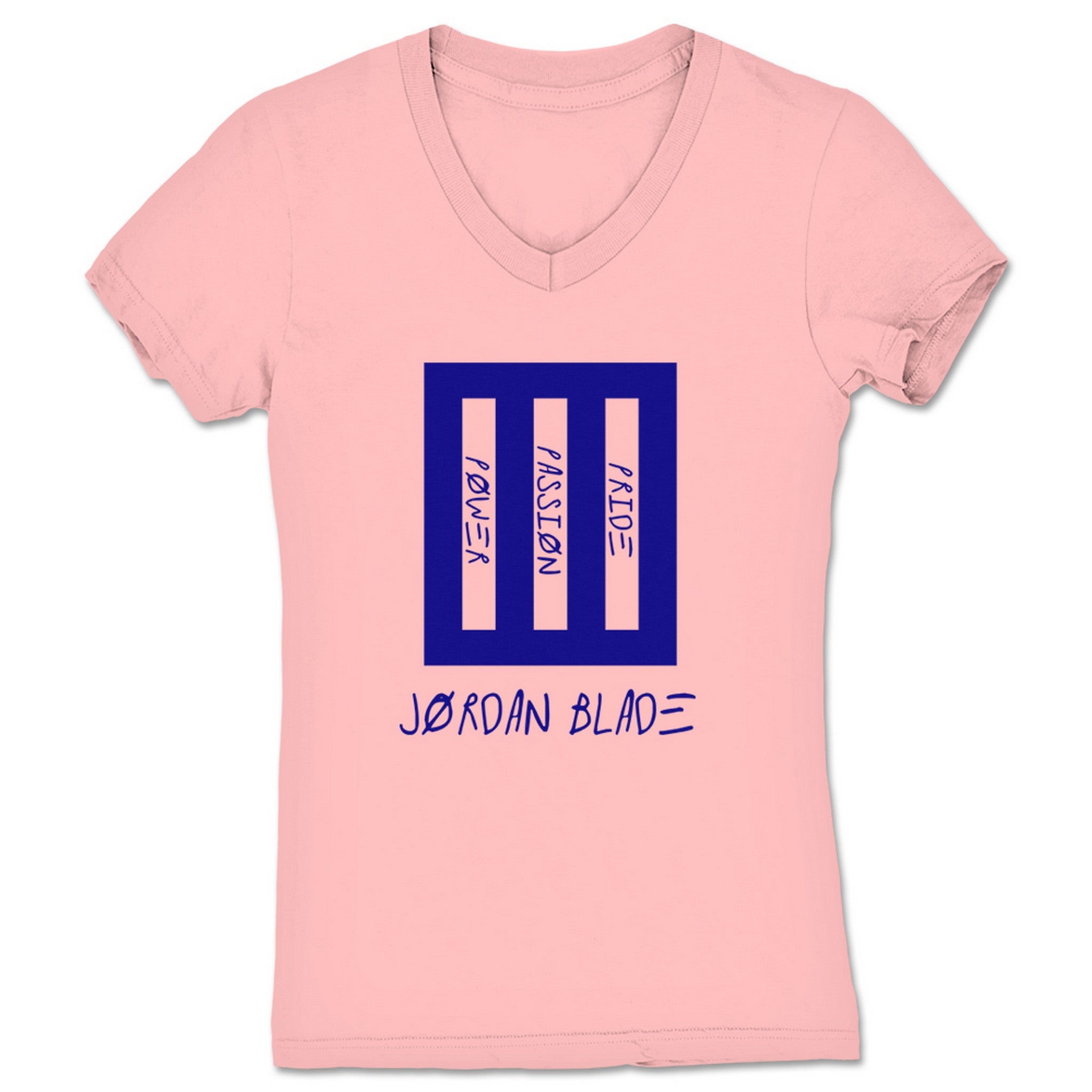 Jordan Blade Blade Paramore Women's V-Neck Pink