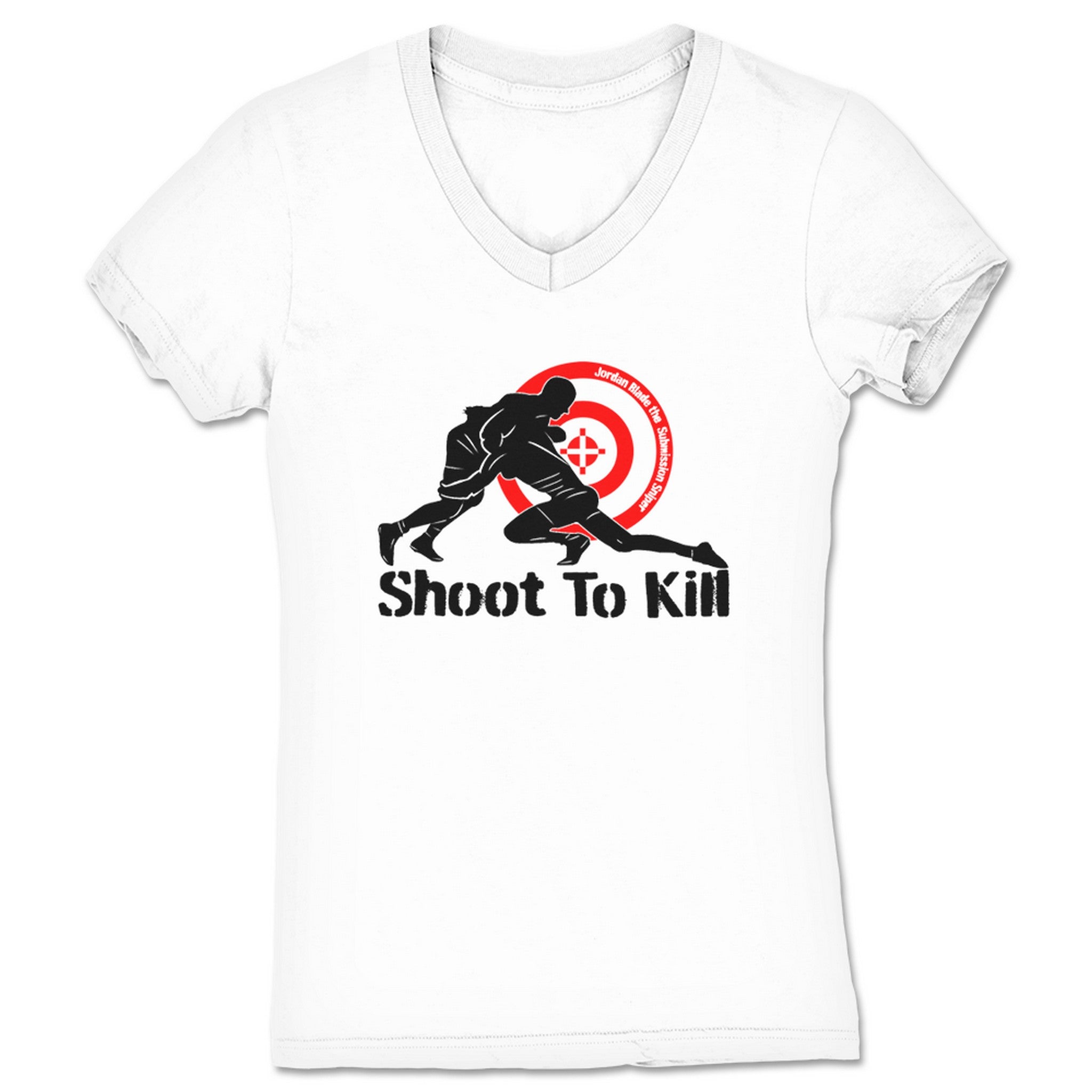 Jordan Blade Submission Sniper Women's V-Neck White