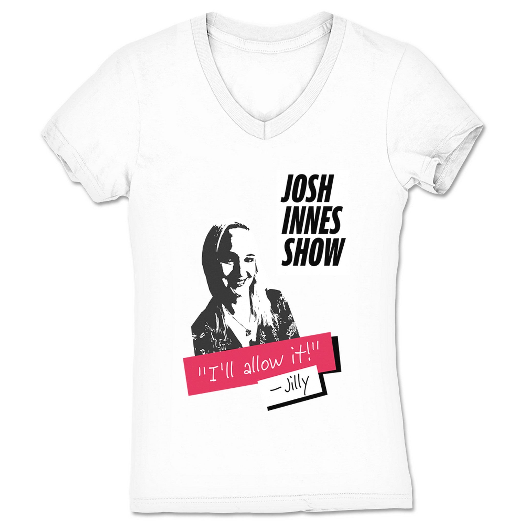 Josh Innes Show Jilly Women's V-Neck White
