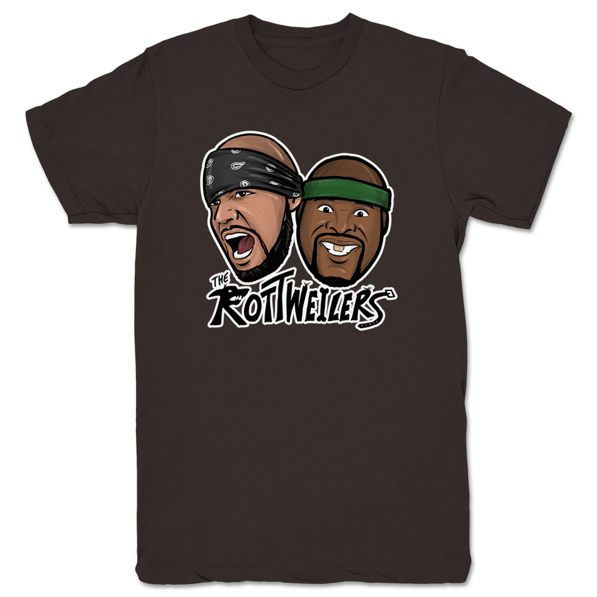 Julius Smokes The Rottweilers Unisex Tee Brown