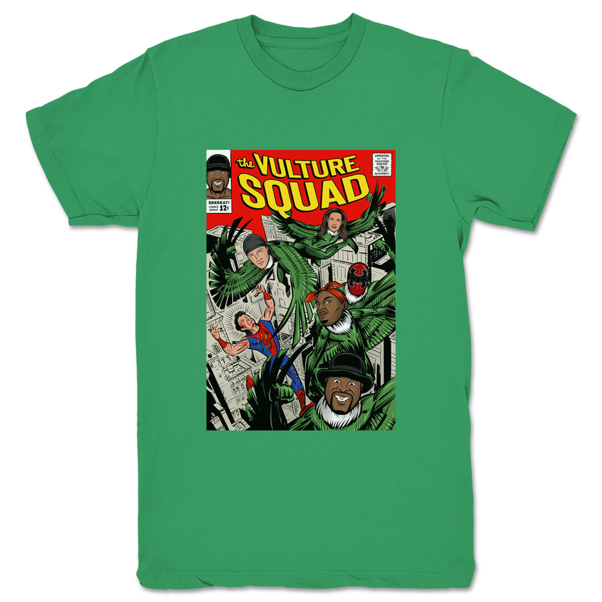 Julius Smokes Vulture Squad Unisex Tee Kelly Green
