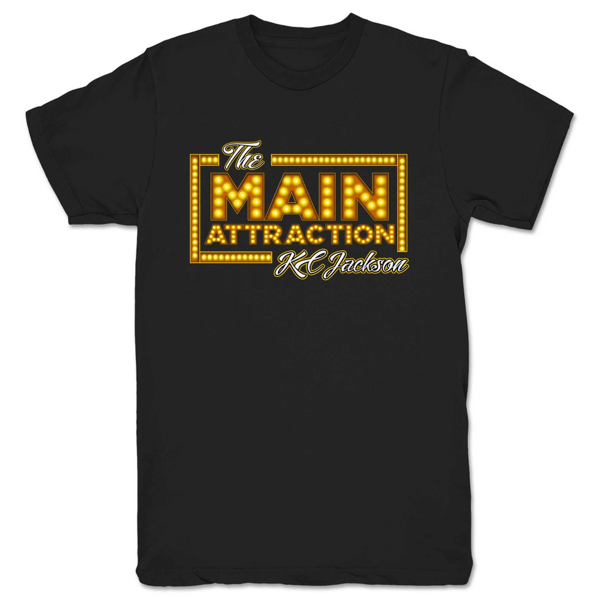 KC Jackson Main Attraction Lights Unisex Tee Black