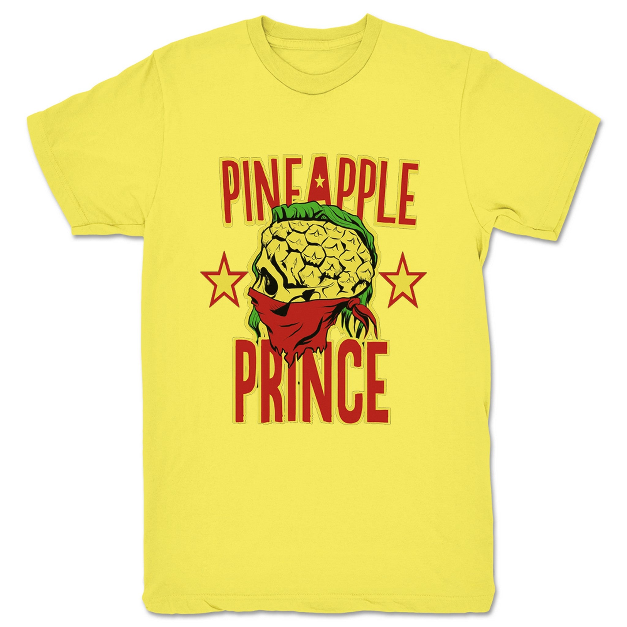 Kaimana Pineapple Prince Unisex Tee Yellow