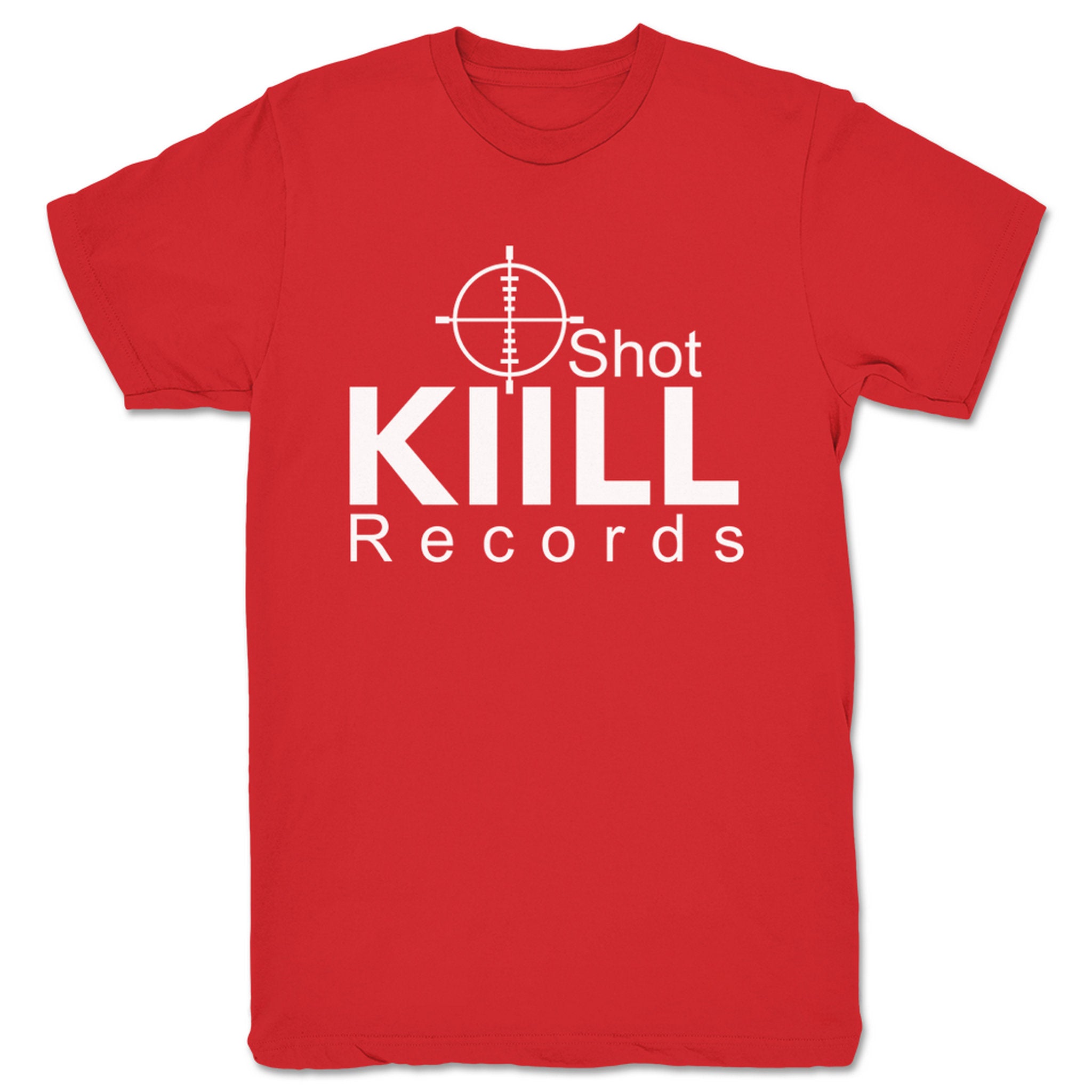 KiiLL Shot Records KSR Full Unisex Tee Red