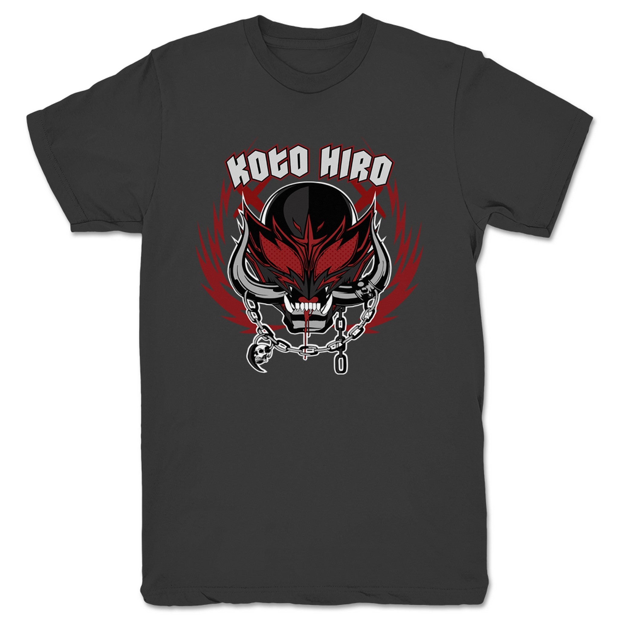 Koto Hiro Koto Head Unisex Tee Dark Grey