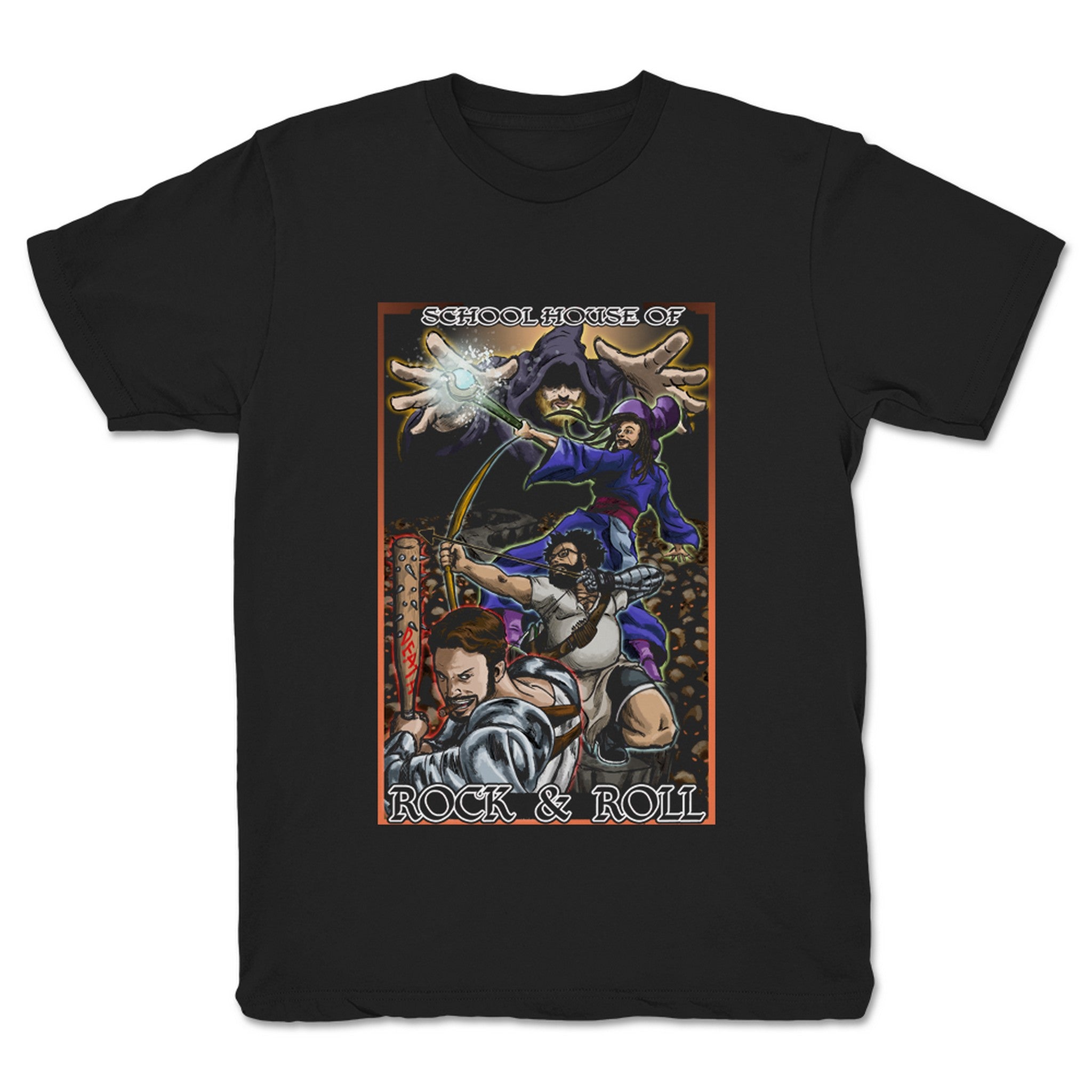 Leonard Literacy Dungeon Master Youth Tee Black