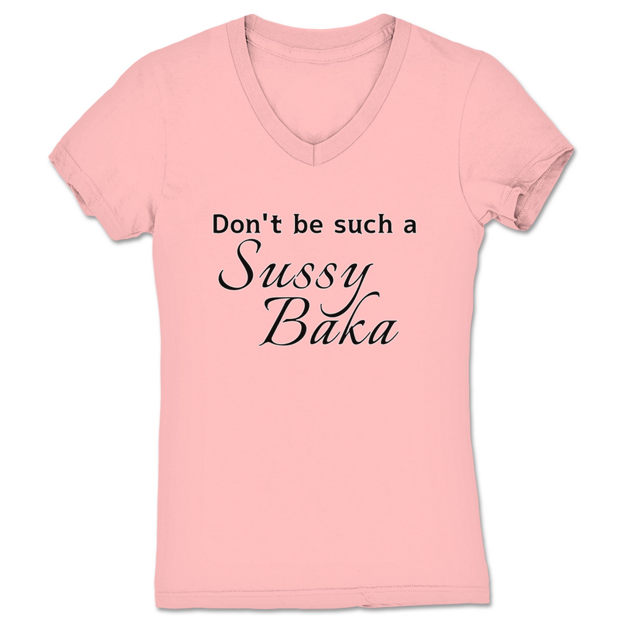 Lucas Ayala Sussy Baka Women's V-Neck Pink