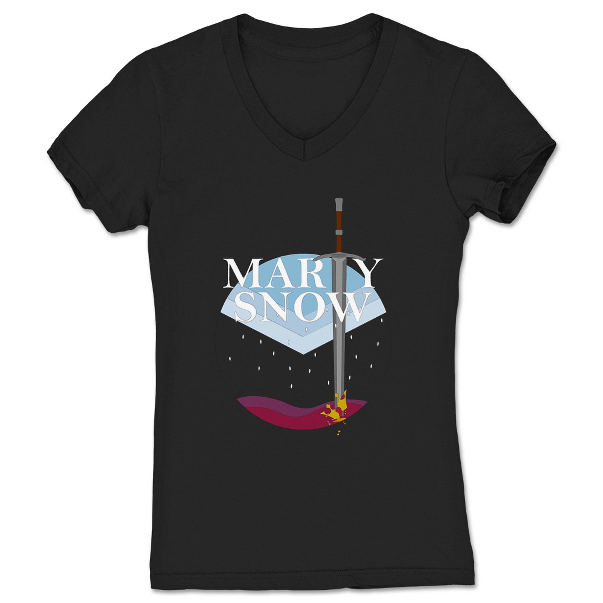 Marty Snow Royal Blood Women's V-Neck Black