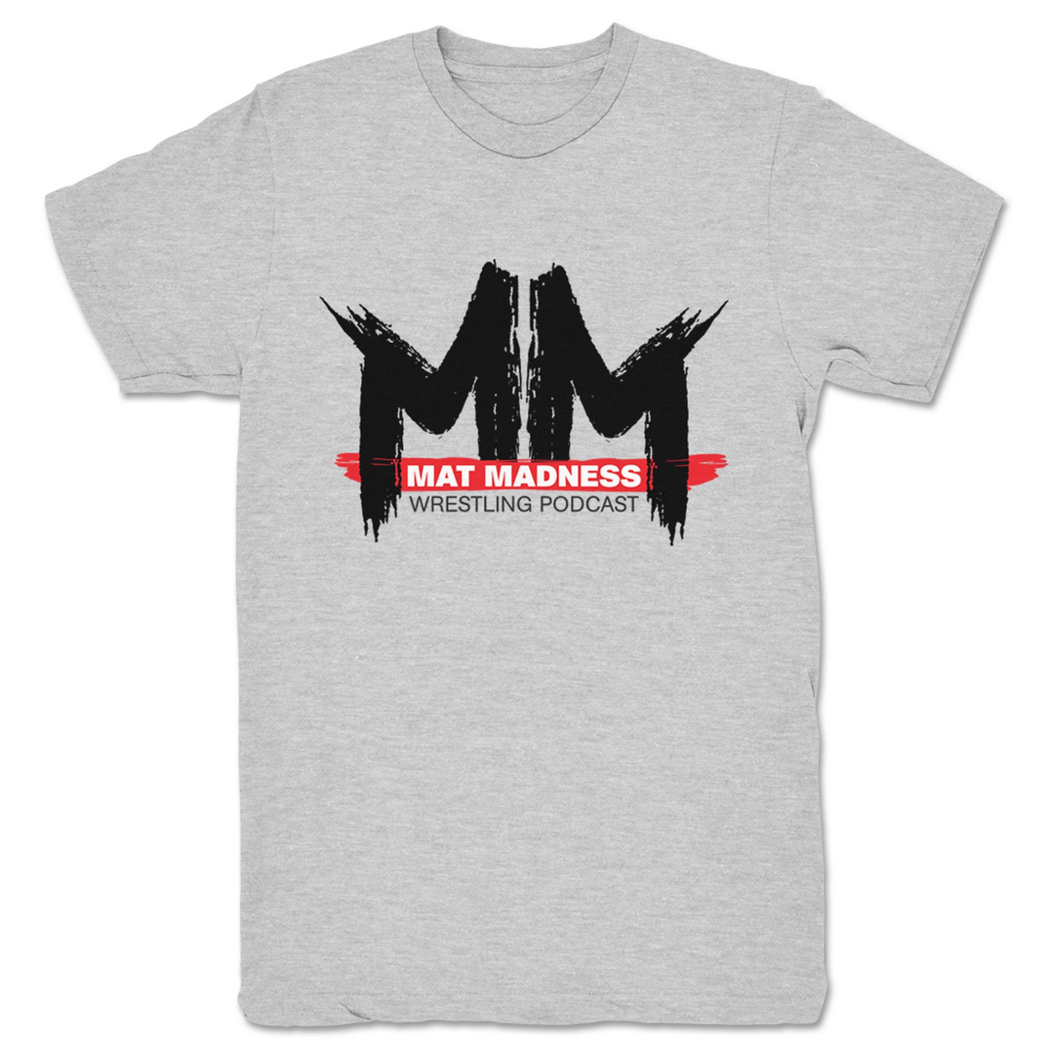 Mat Madness Mat Madness Franchise Logo Unisex Tee Heather Grey