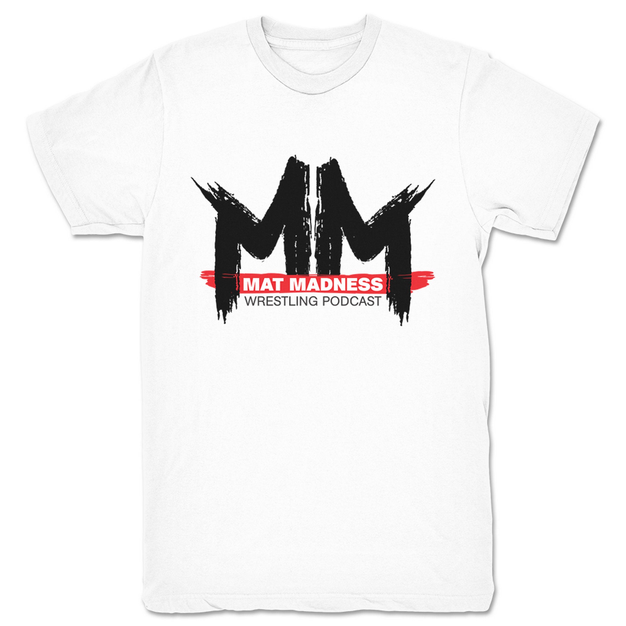Mat Madness Mat Madness Franchise Logo Unisex Tee White