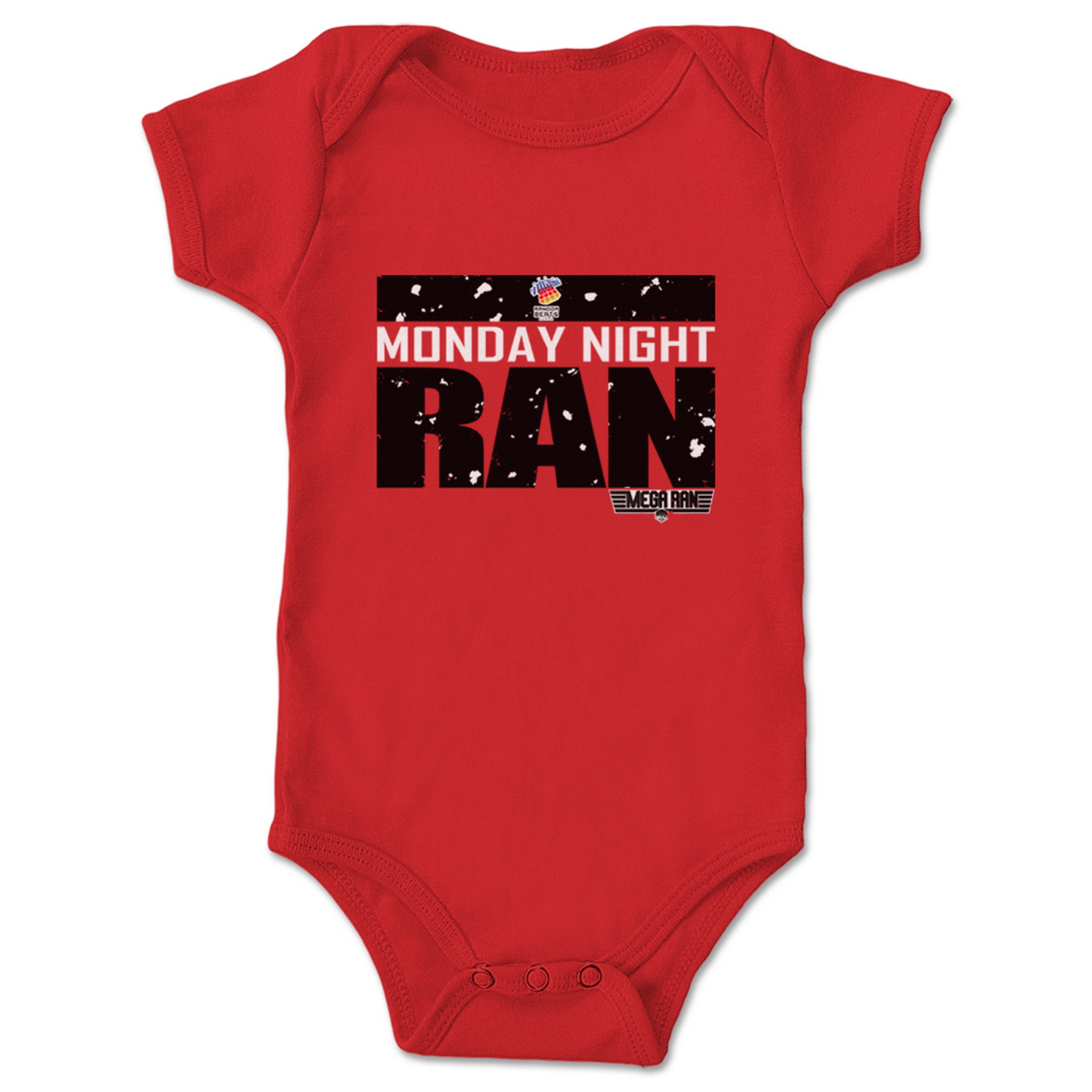 Mega Ran Monday Night RAN Infant Onesie Red