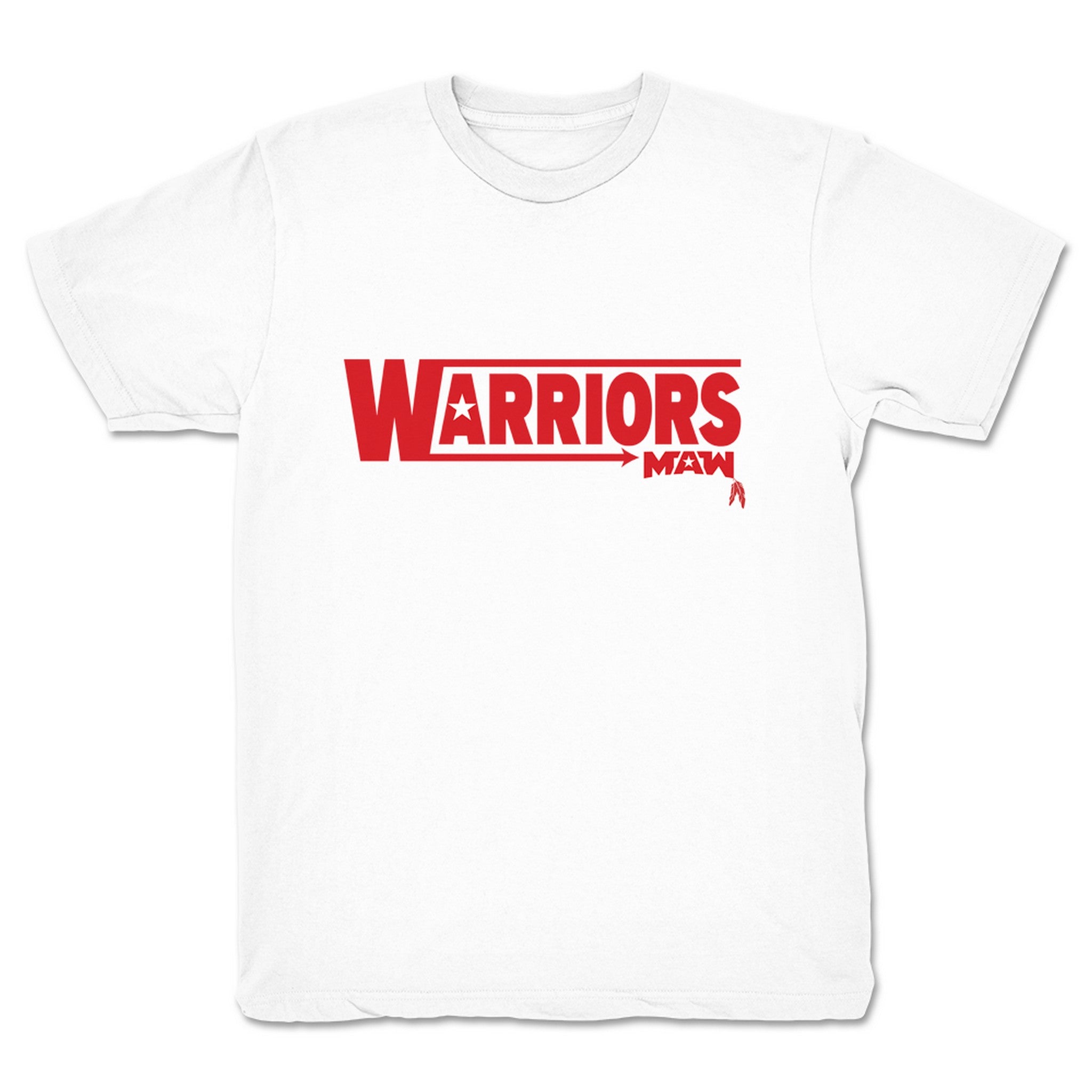 Midwest All-Star Wrestling MAW Warriors Youth Tee White