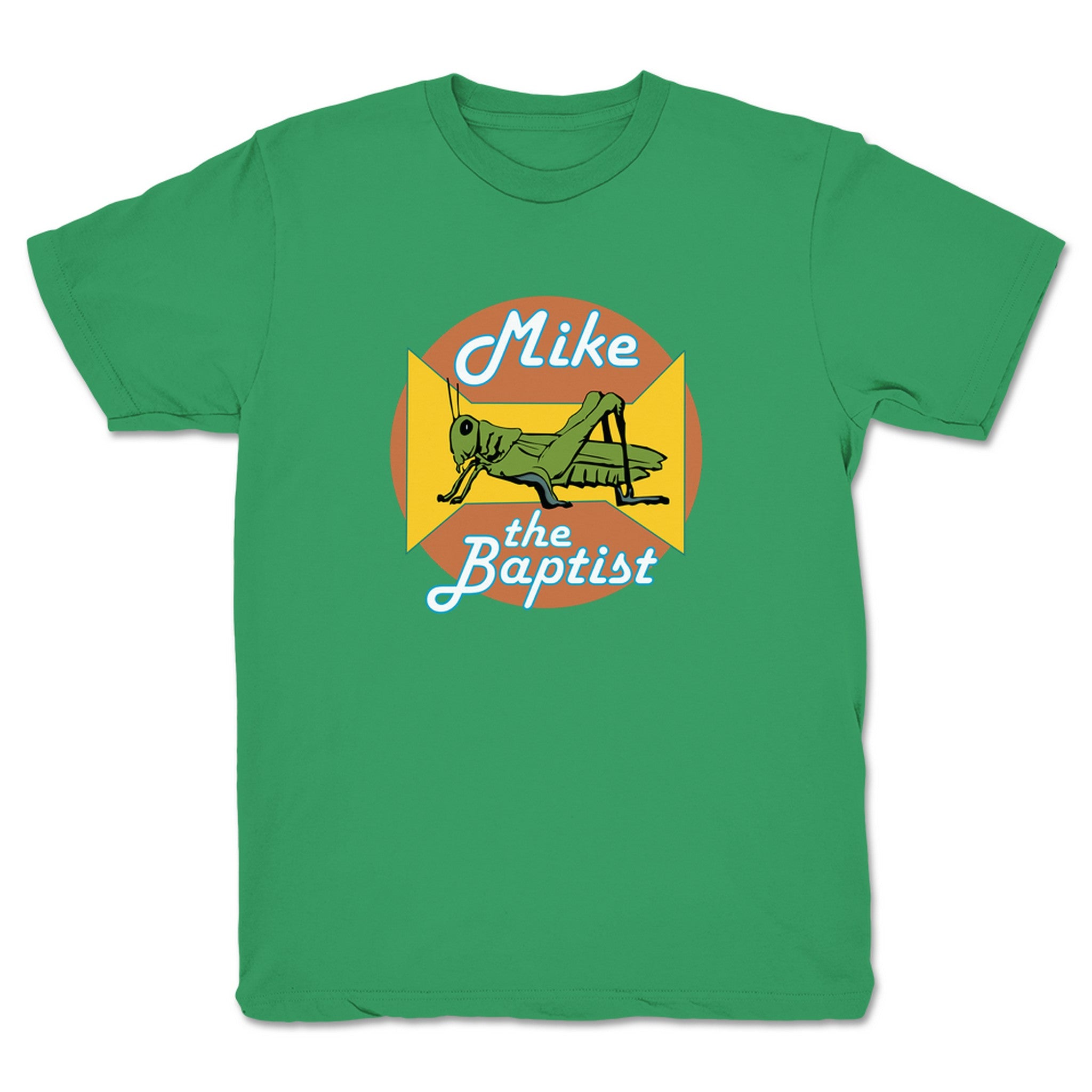 Mike the Baptist Mike the Baptist (Light Colors) Youth Tee Kelly Green