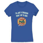 Mike the Baptist  Women's Tee Royal Blue