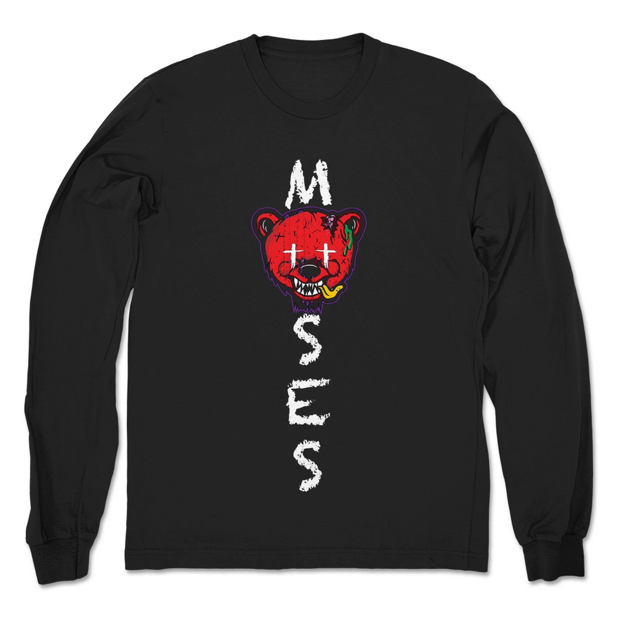 Moses Grizzly Moses Alternate Unisex Long Sleeve Black