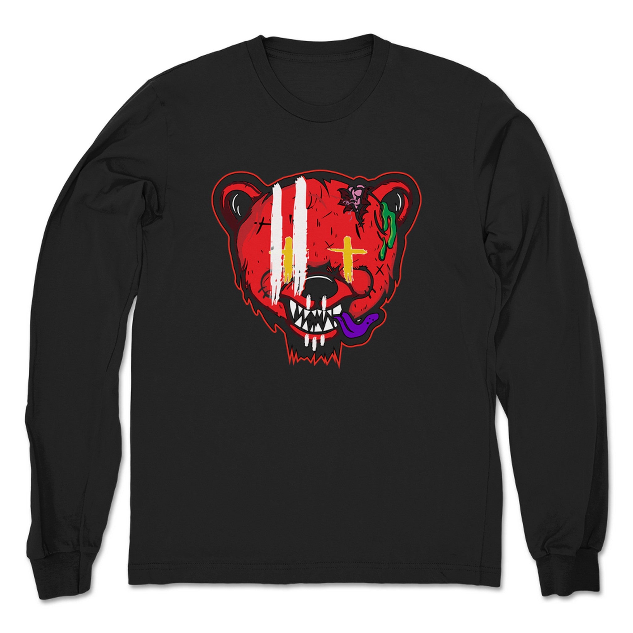 Moses Grizzly Moses Unisex Long Sleeve Black