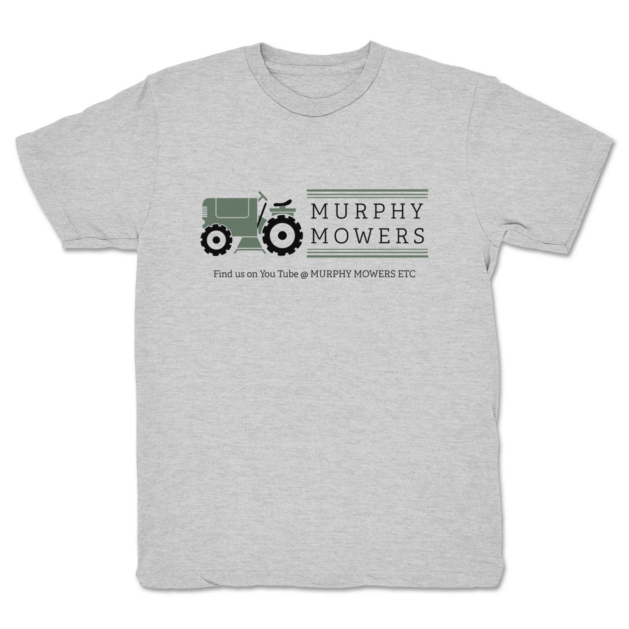 Murphy Mowers Etc. Murphy Mowers Logo 1 Youth Tee Heather Grey