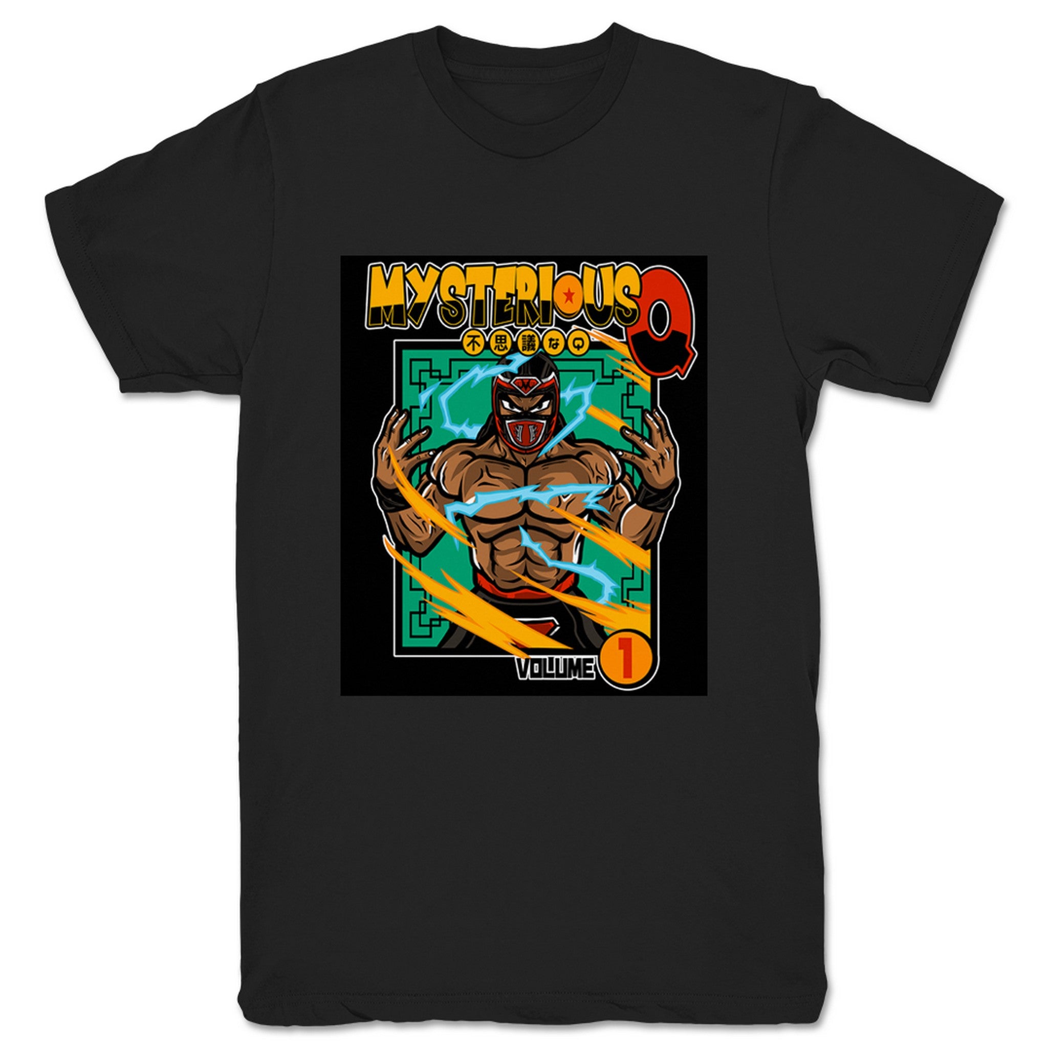 Mysterious Q Manga Vol. 1 (Black) Unisex Tee Black