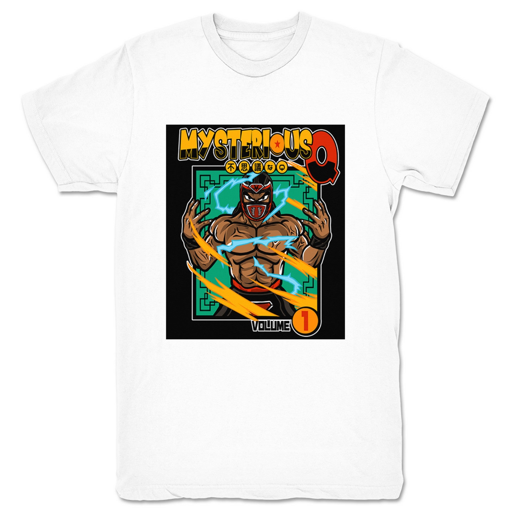 Mysterious Q Manga Vol. 1 (Black) Unisex Tee White