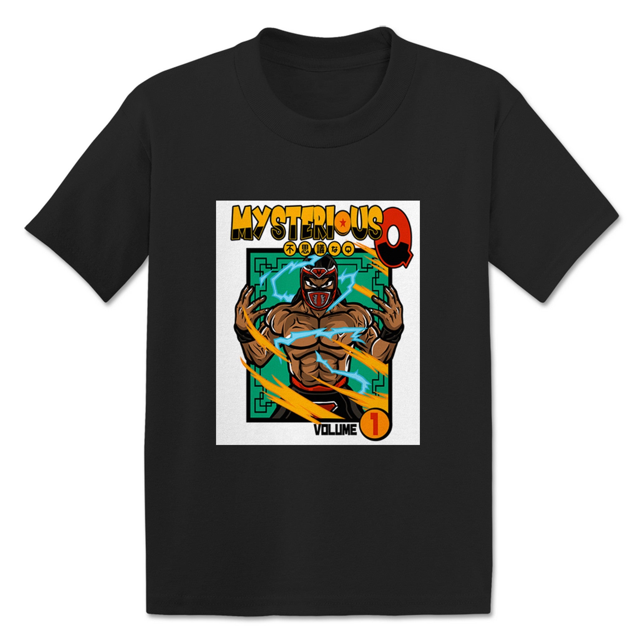 Mysterious Q Manga Vol. 1 (White) Toddler Tee Black