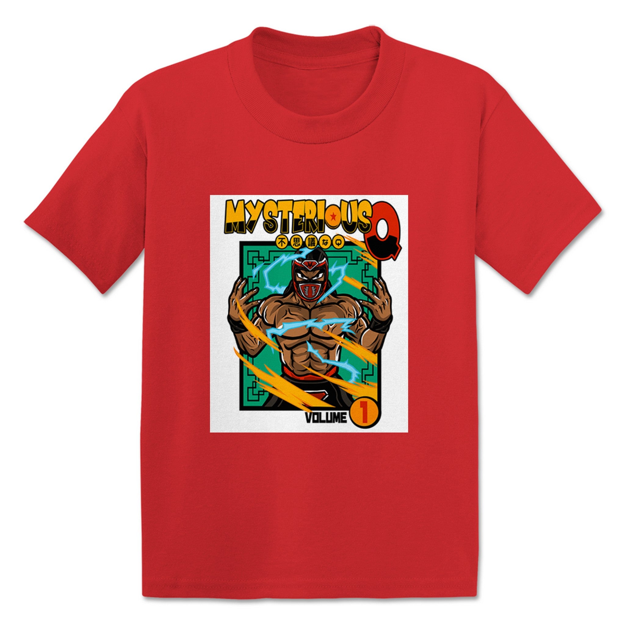 Mysterious Q Manga Vol. 1 (White) Toddler Tee Red