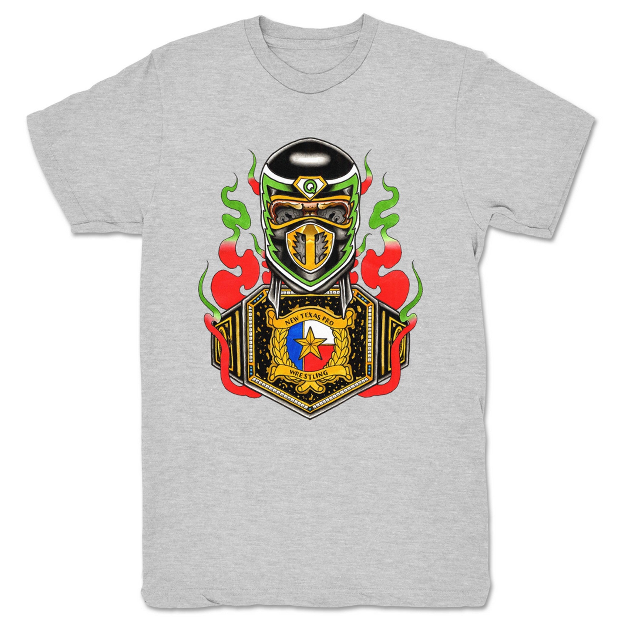 Mysterious Q New Texas Limited Edition Unisex Tee Heather Grey