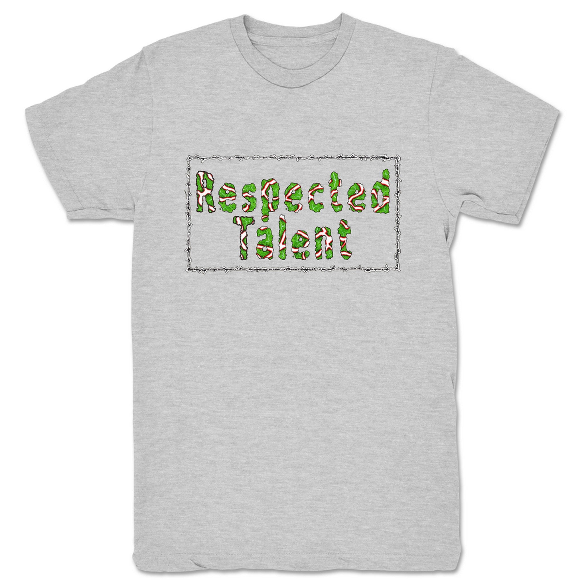 Mysterious Q Respected Talent Unisex Tee Heather Grey