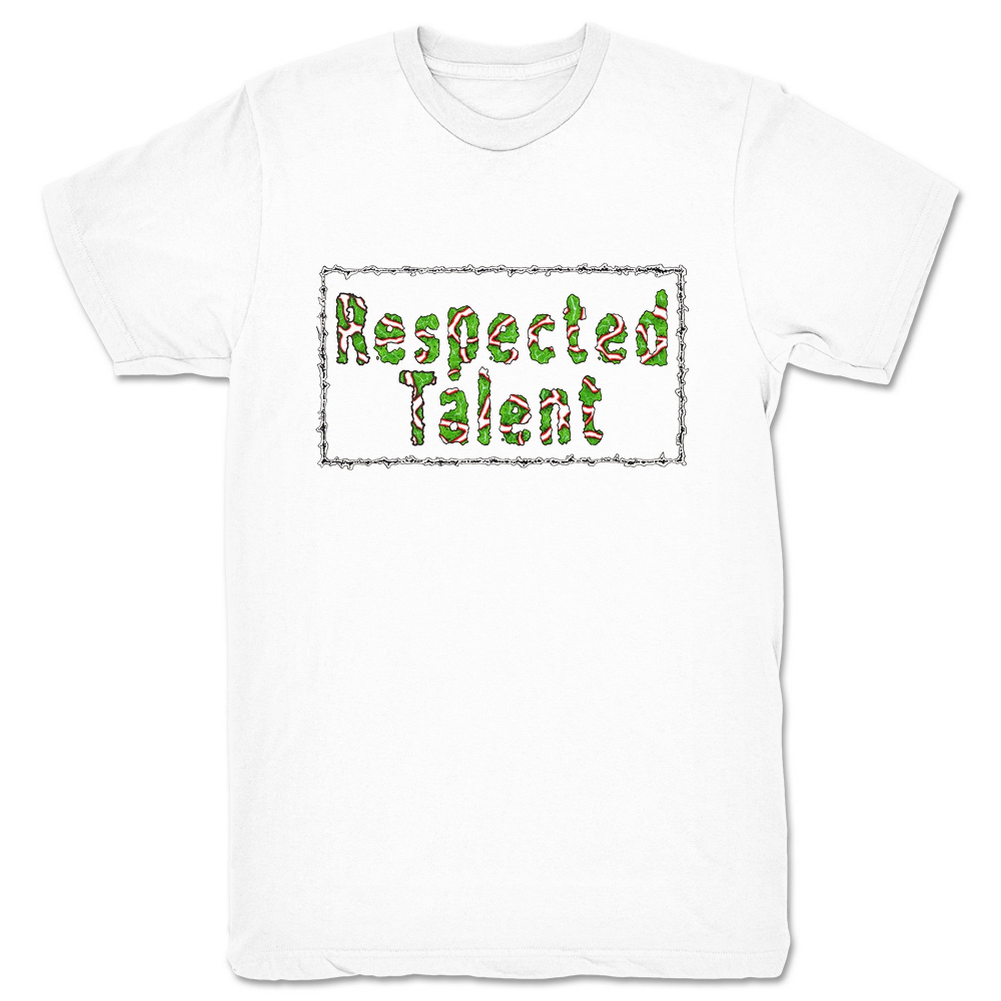 Mysterious Q Respected Talent Unisex Tee White