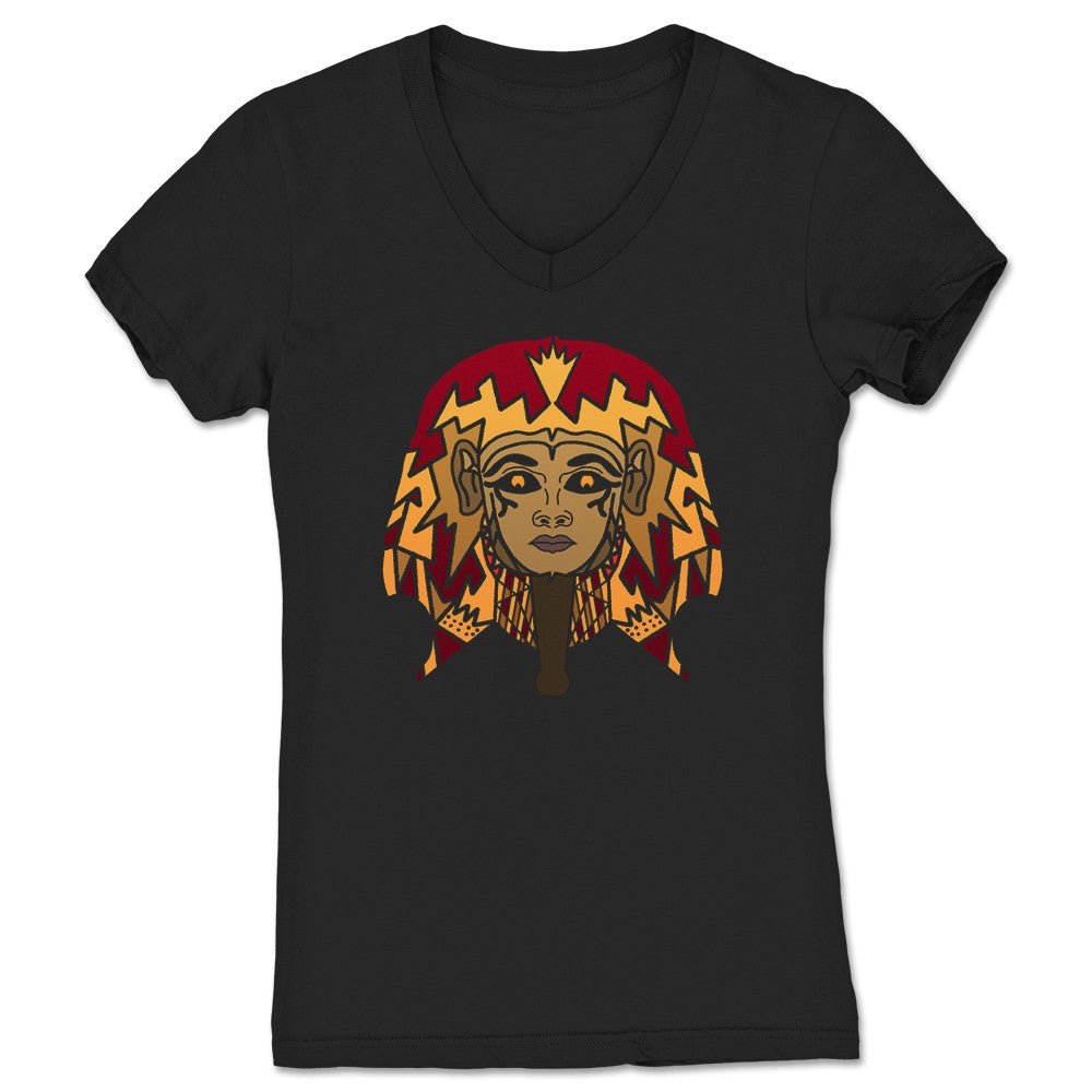NX SYSTM. Tutankhamun's Rage Women's V-Neck Black