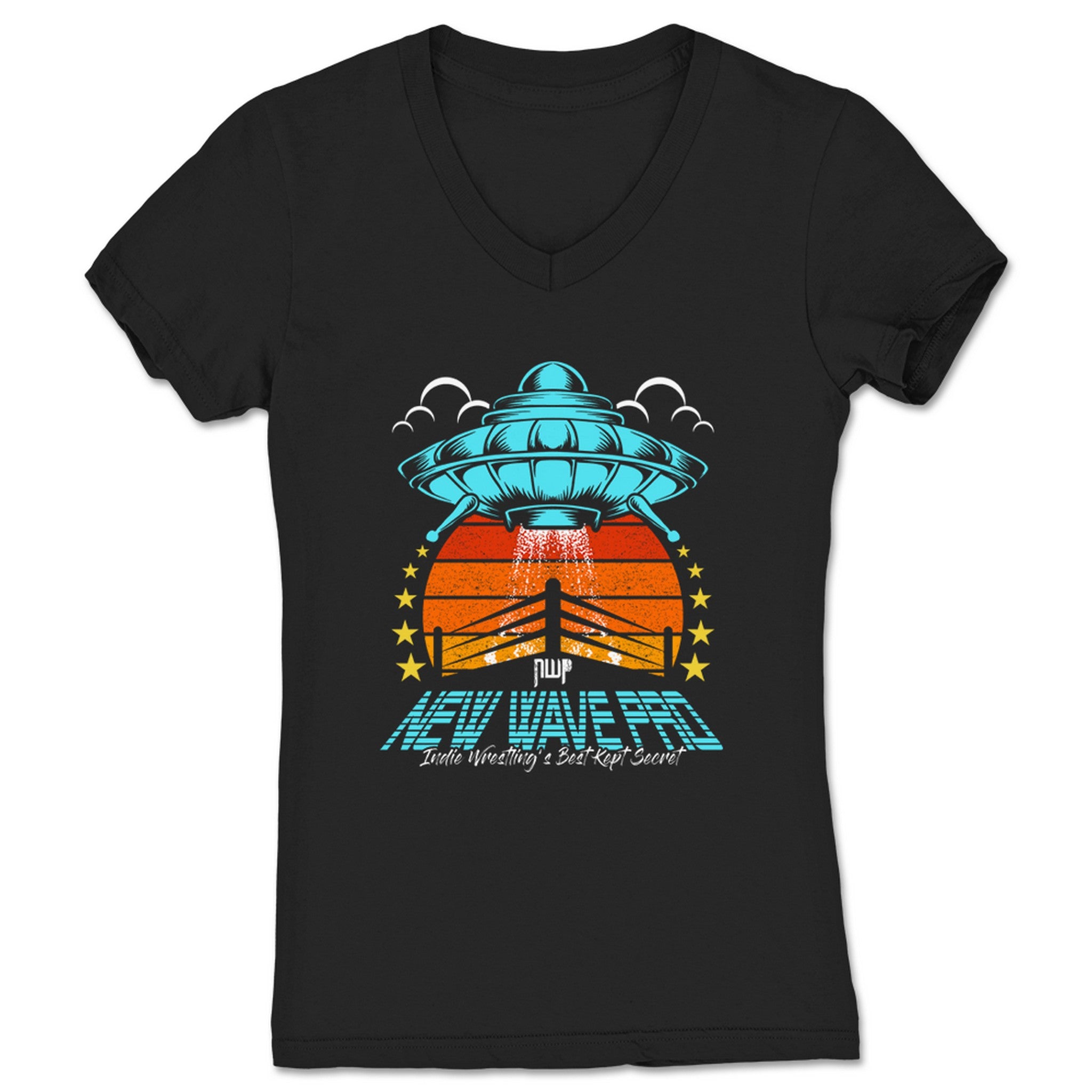 New Wave Pro NWP Out of This World Women's V-Neck Black