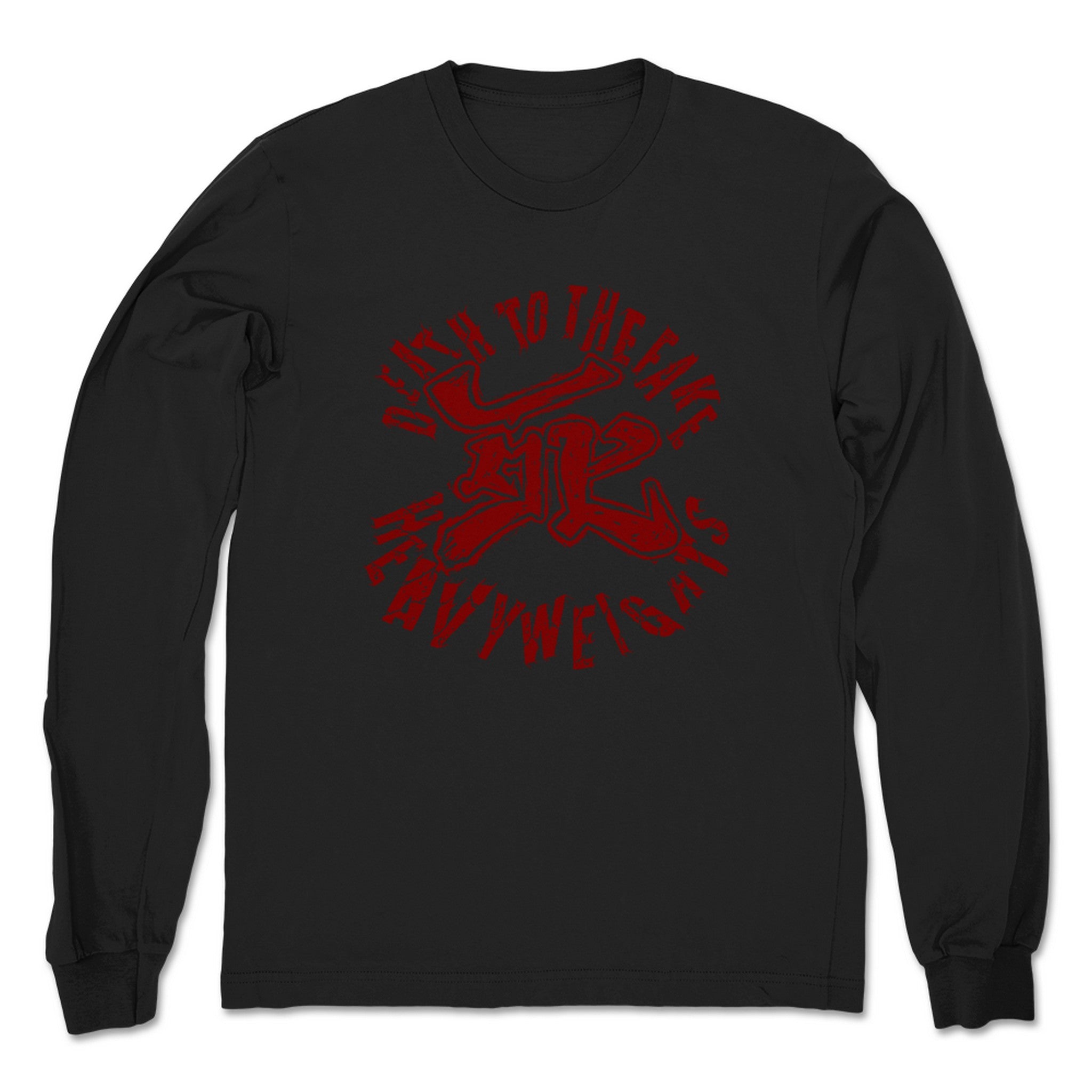O'Shay Edwards Death to Fake Heavyweights Unisex Long Sleeve Black