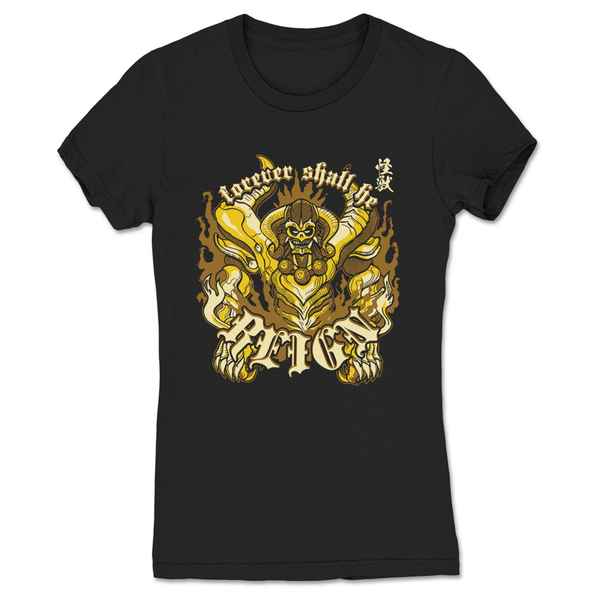 O'Shay Edwards Forever Shall He Reign Women's Tee Black