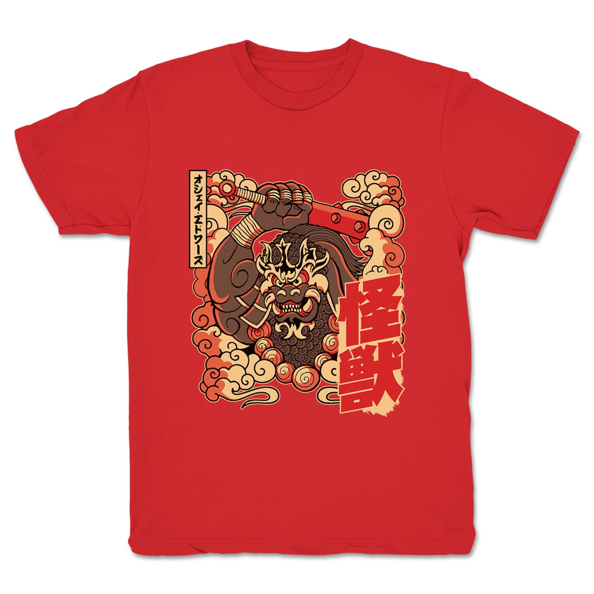 O'Shay Edwards Kaiju God-King Youth Tee Red