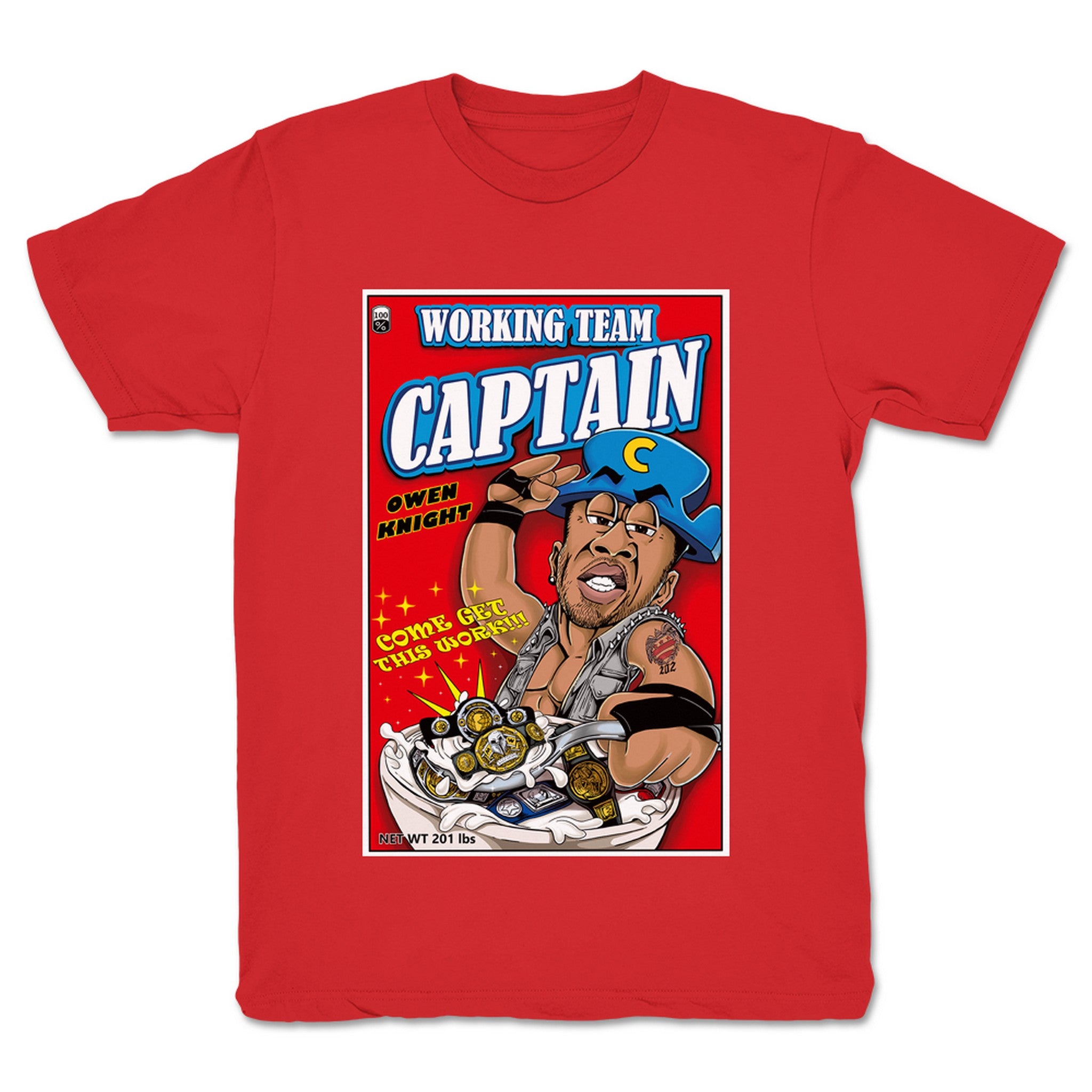 Owen Knight Captain Crunch Youth Tee Red