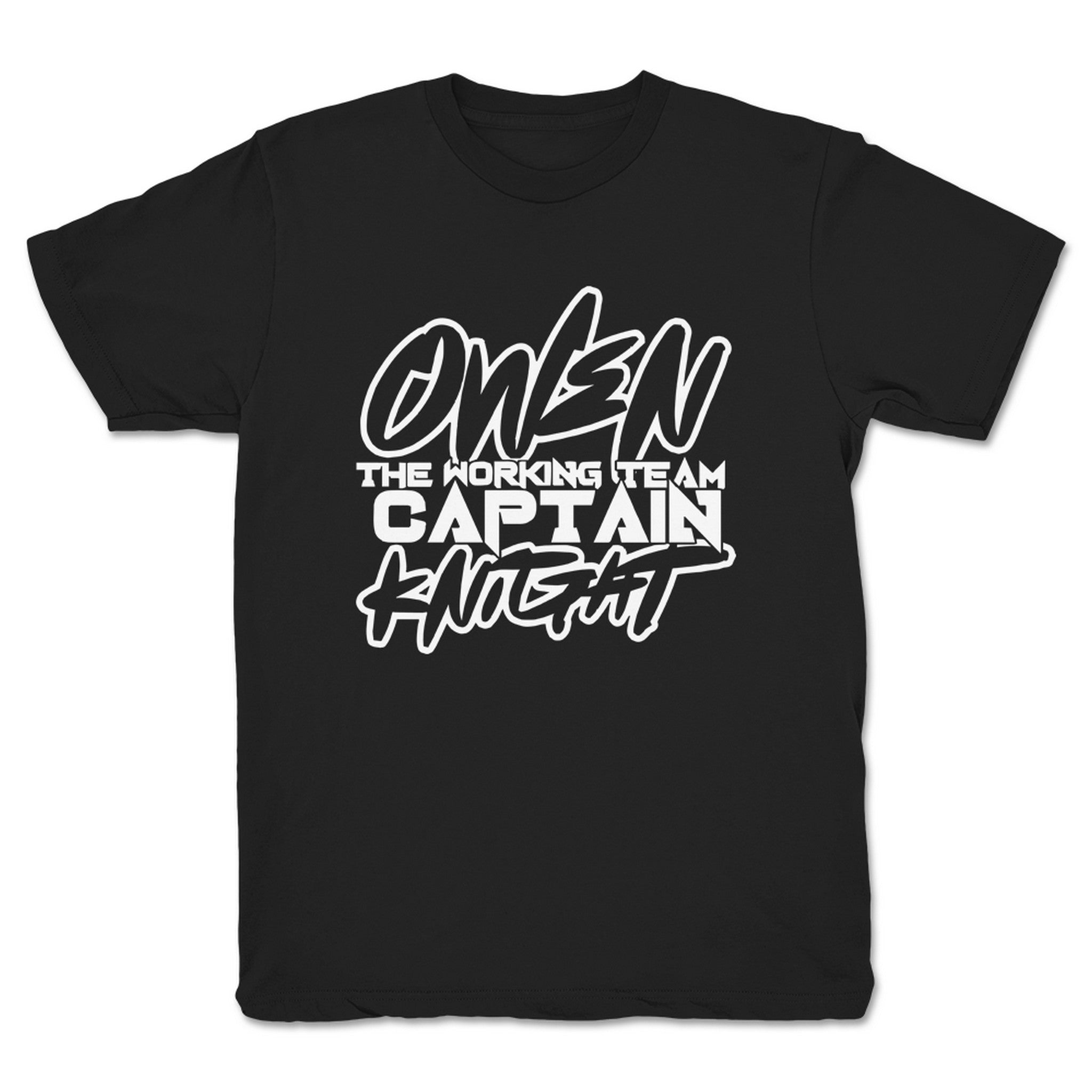 Owen Knight The Working Team Captain 2 Youth Tee Black