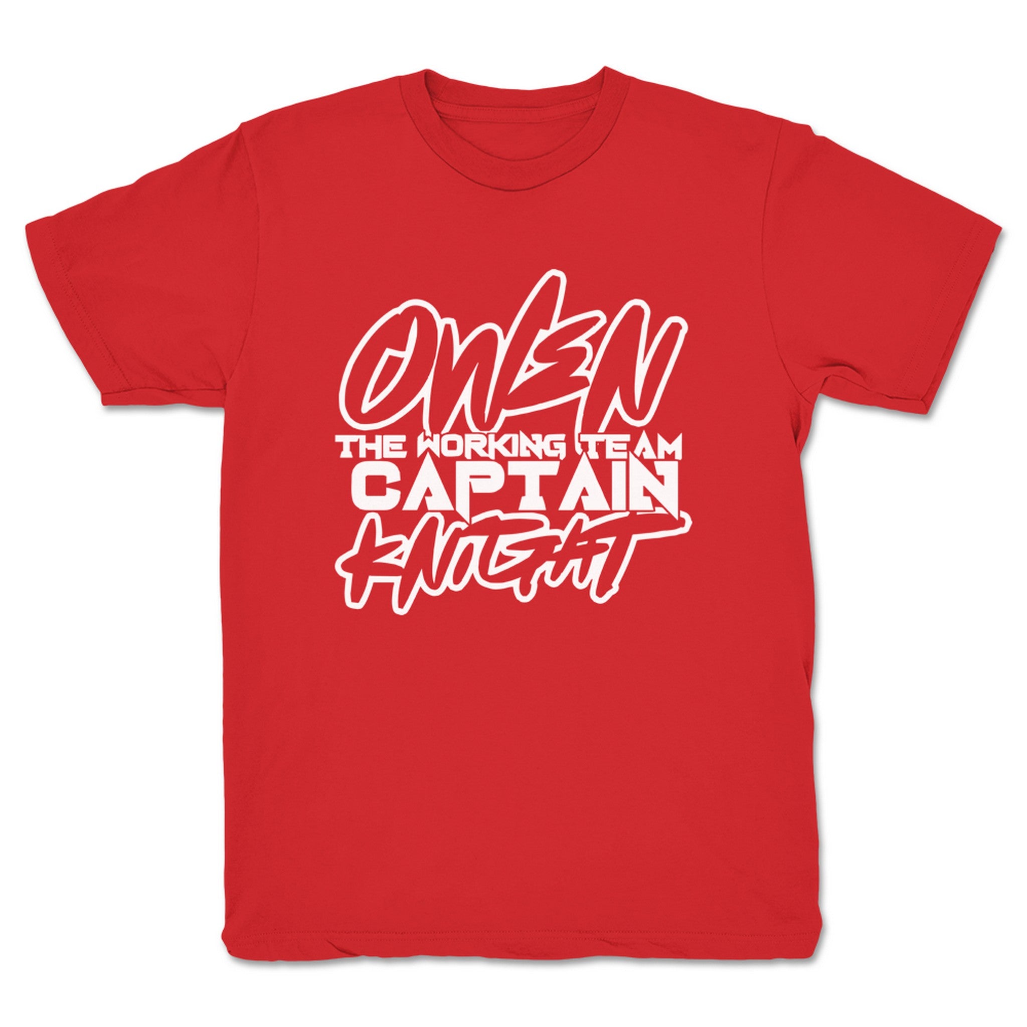 Owen Knight The Working Team Captain 2 Youth Tee Red