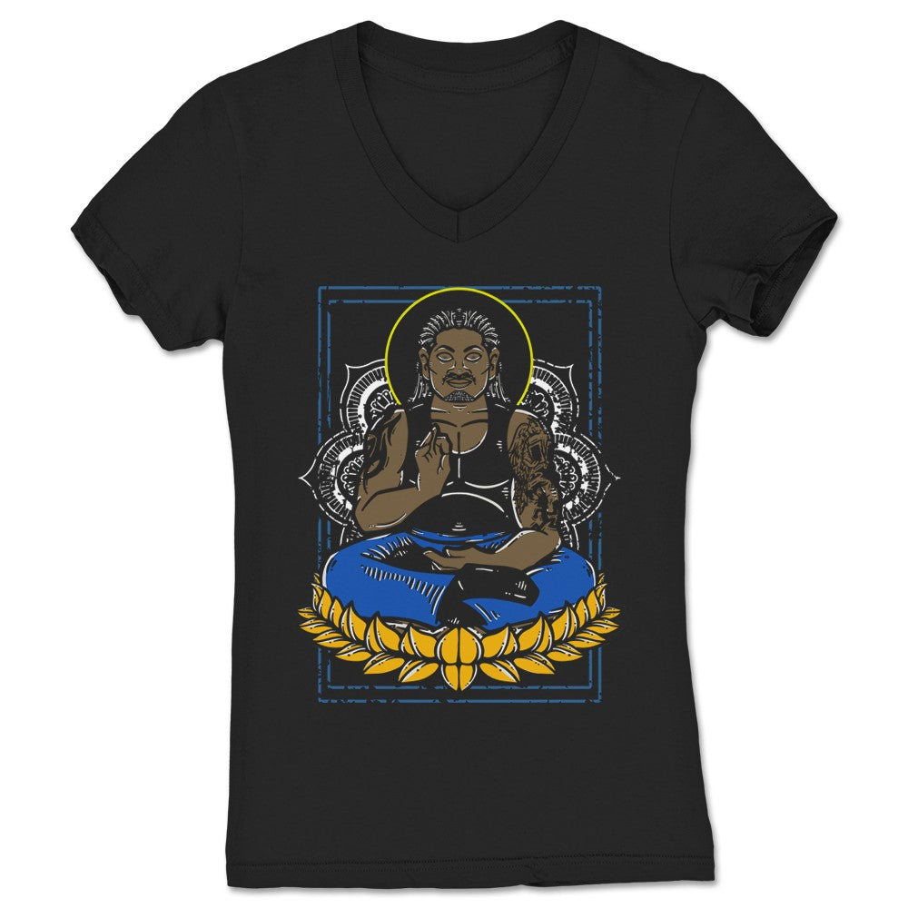 Pierce Price THE PASS-A-FIST Women's V-Neck Black