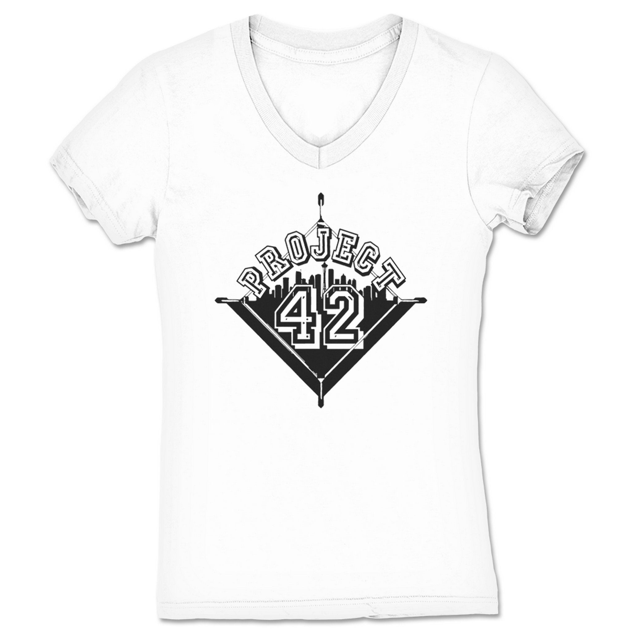 Project 42 Project 42 Classic Women's V-Neck White