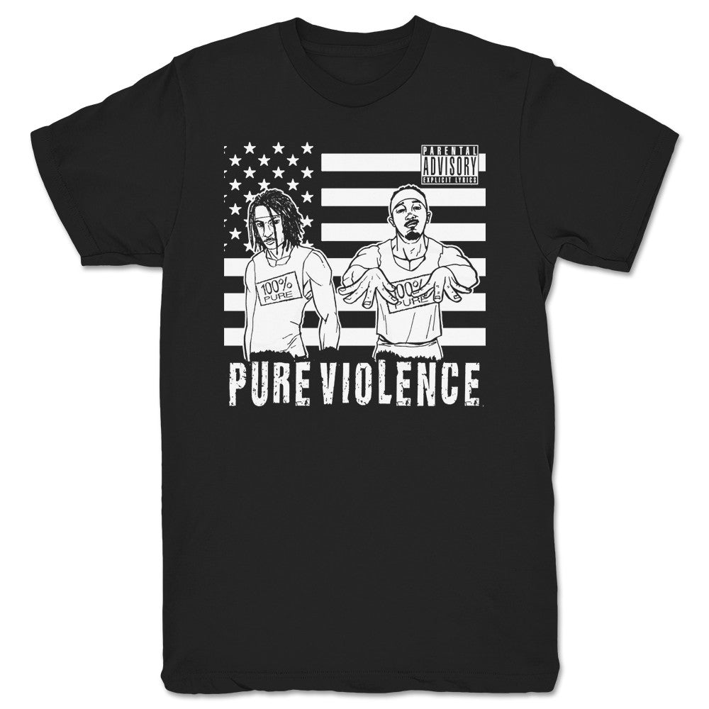 Pure Ignorance Pure Violence Unisex Tee Black