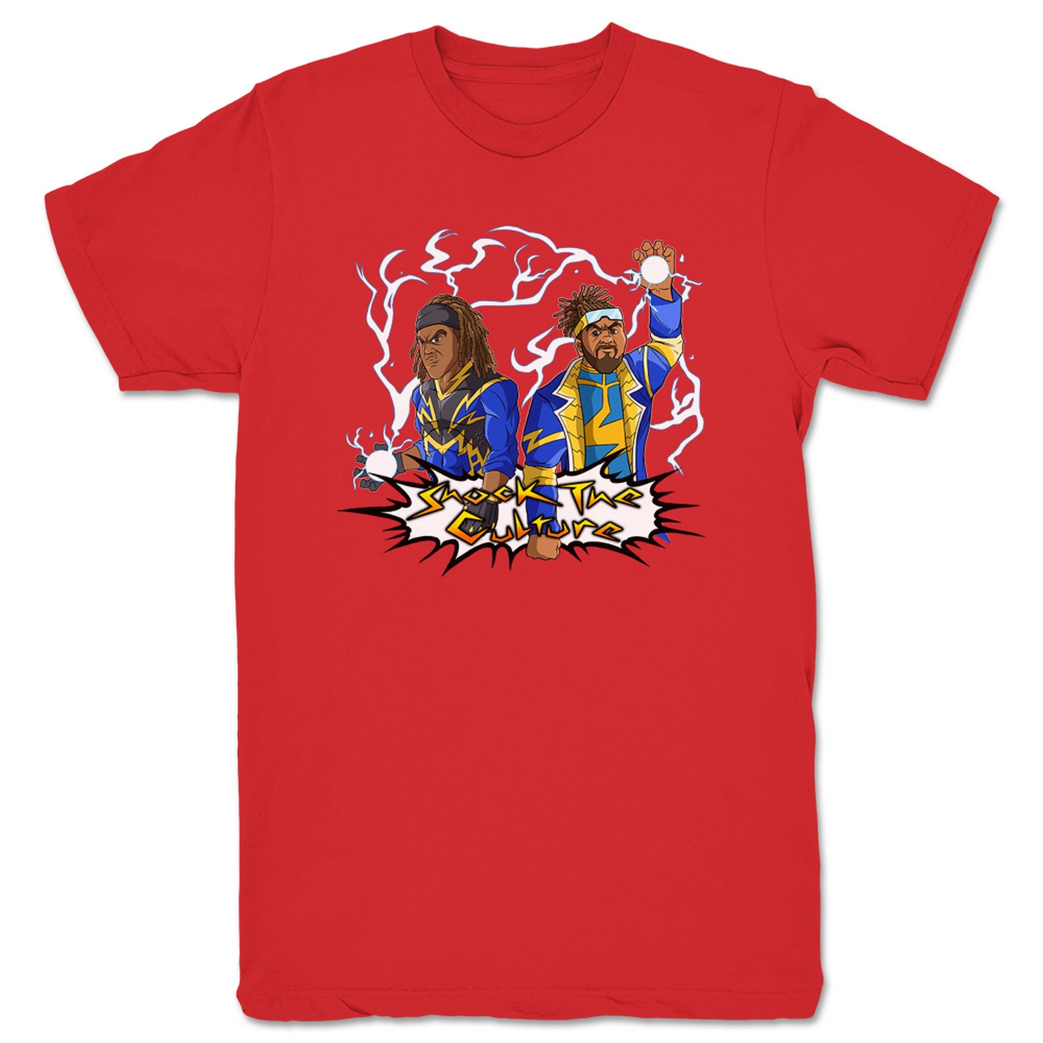 Pure Ignorance Shock the Culture Unisex Tee Red