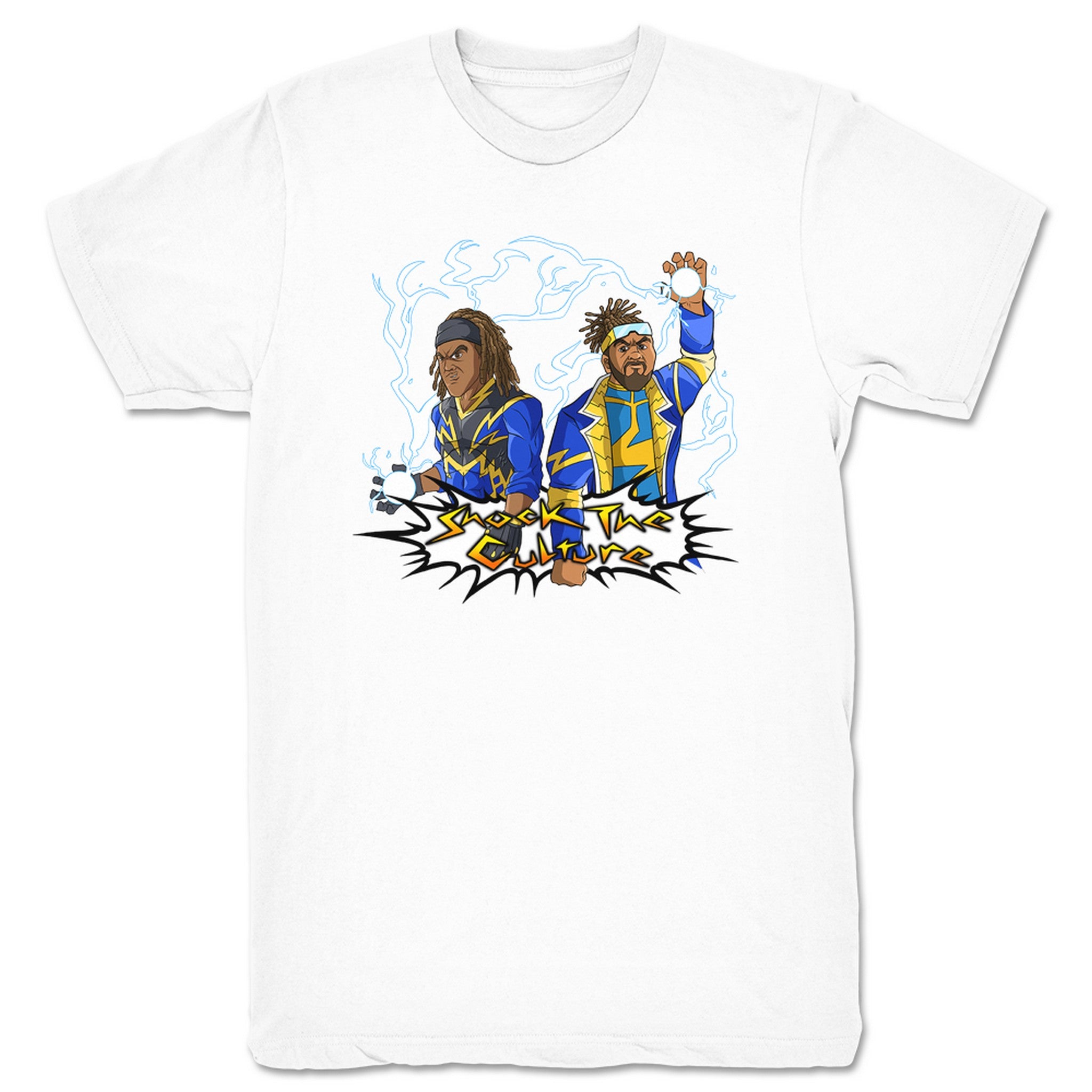 Pure Ignorance Shock the Culture Unisex Tee White